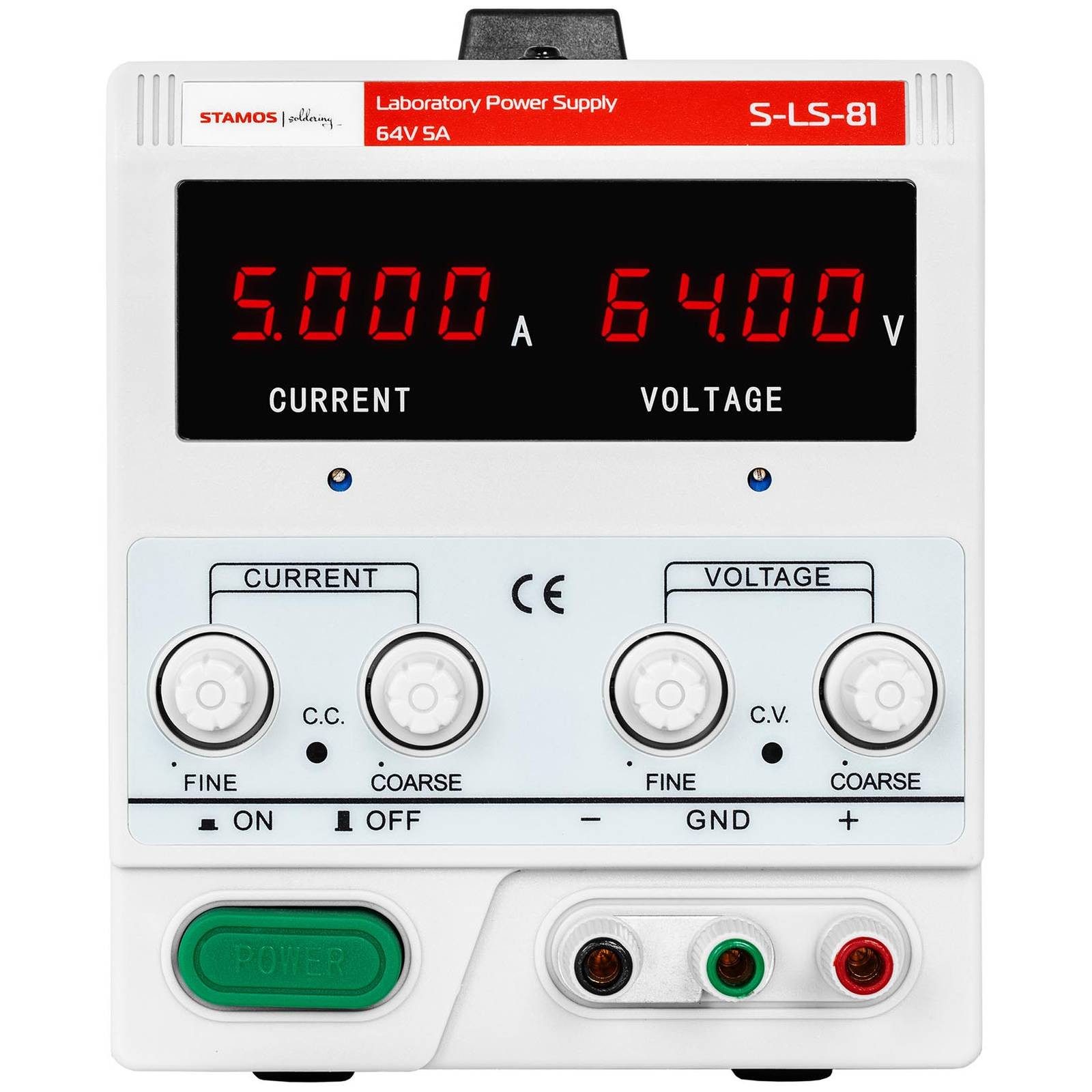 Stamos Welding Group Labornetzgerät 0 - 64 V / 0 - 5 A DC / 320 W Labornetzteil Netzgerät Labor-Netzteil