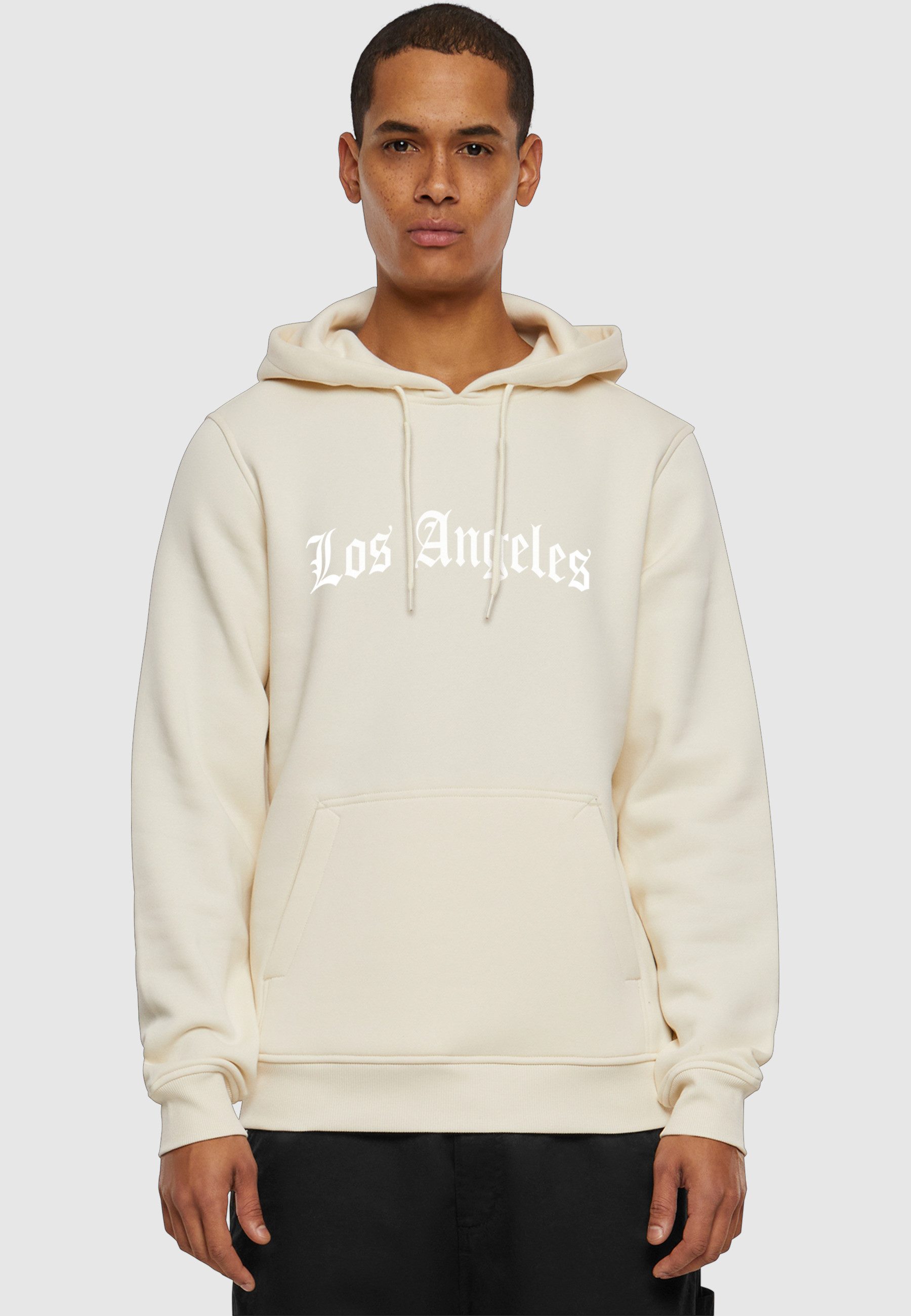 MisterTee Sweatshirt MisterTee Herren Los Angeles Wording Hoody (1-tlg)