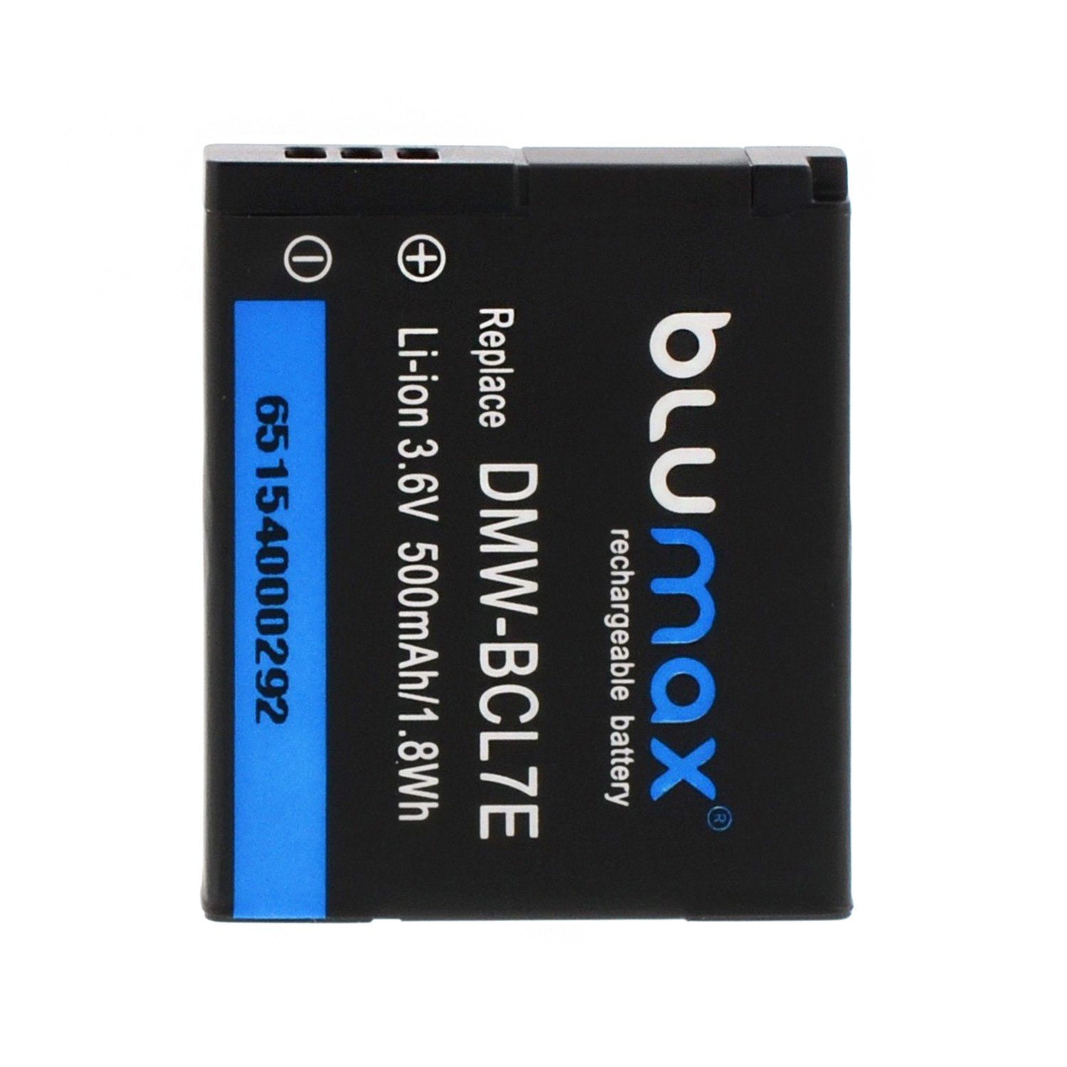 Blumax Akku passend für Panasonic DMW-BCL7 500 mAh (3,6V) Kamera-Akku