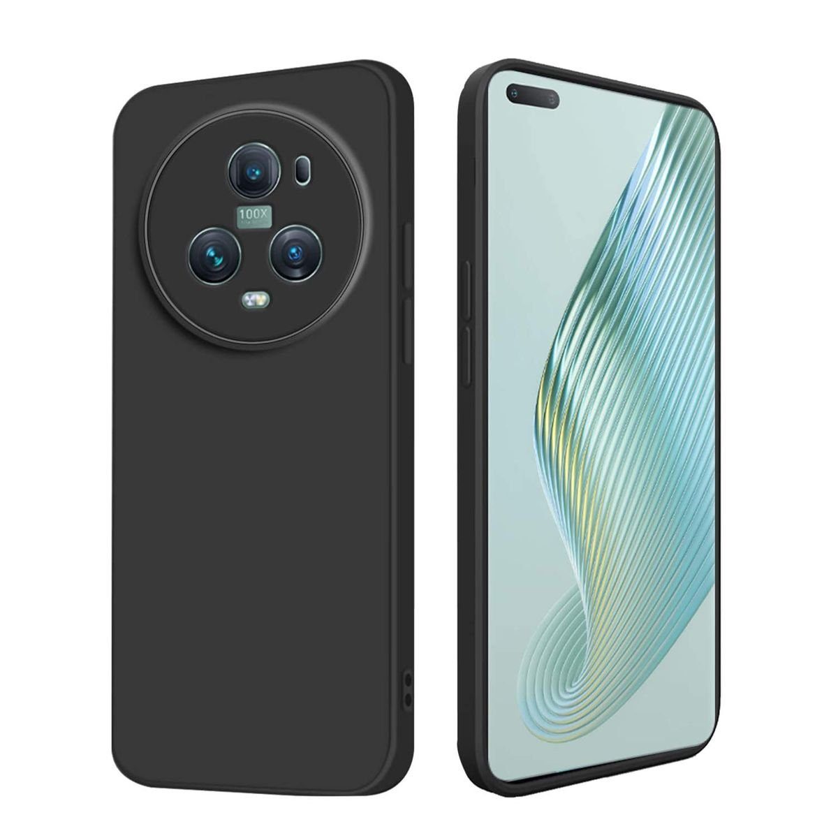Wigento Handyhülle AUSWAHL Für Honor Magic 5 Pro Case TPU H9 Glas Handy Tasche Hülle Neu