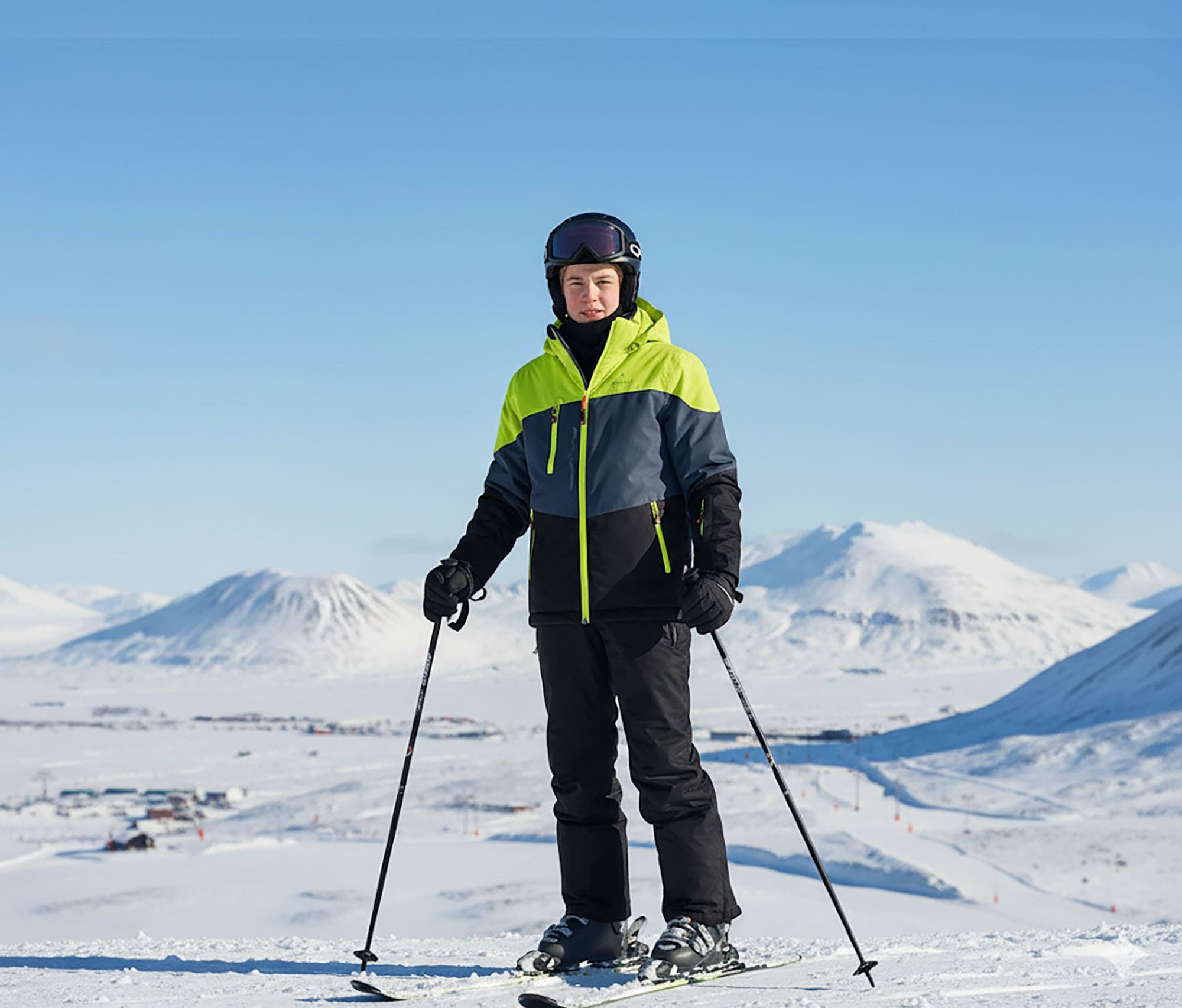 Bergson Skijacke VOLKER neo Kinder Skijacke, die perfekte Skijacke für junge Abenteurer, Normalgr