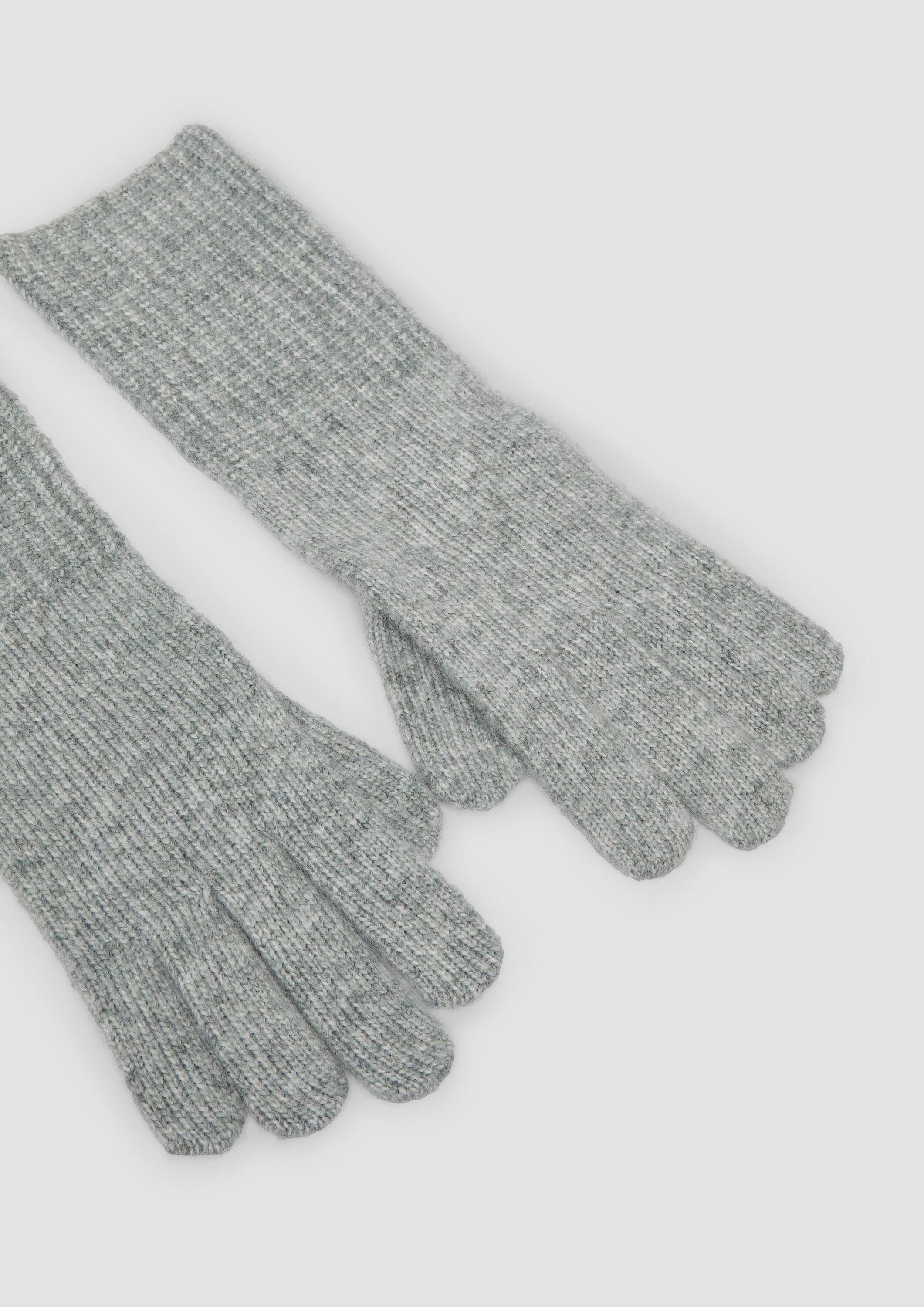 s.Oliver Strickhandschuhe Handschuhe Strickhandschuhe aus Wollmix günstig online kaufen