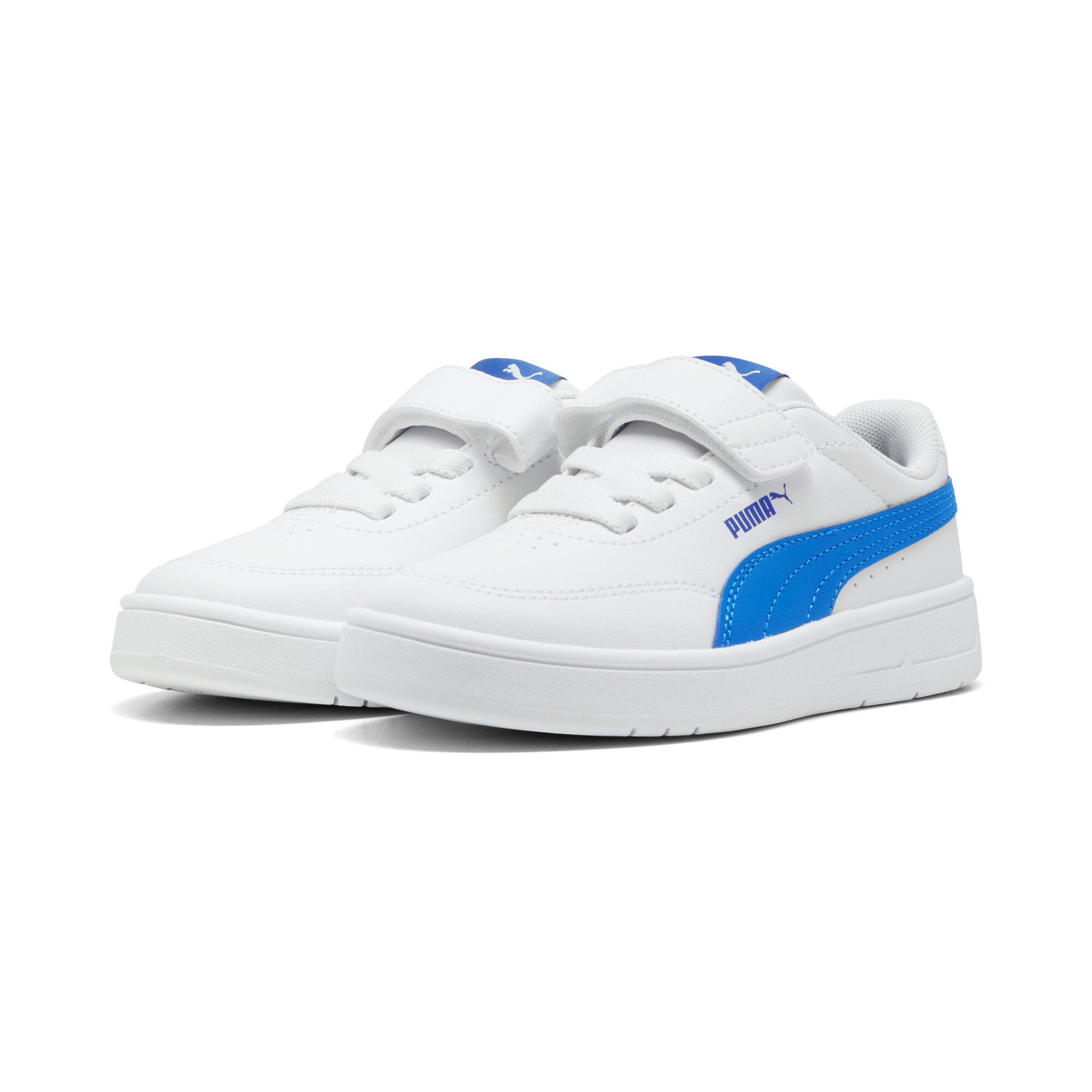 Puma COURT CLASSIC CLEAN AC PS Sneaker (für Kinder) für sportliche Aktivitäten und Streetwear, mit SOFTFOAM+ Dämpfung