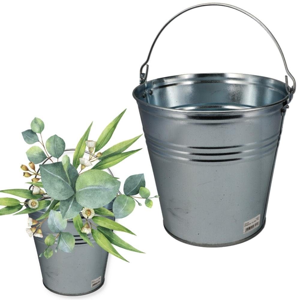 GarPet Baueimer Zinkeimer Blecheimer verzinkt Wassereimer Metall Deko Asche Eimer, (1-tlg). € 13,49