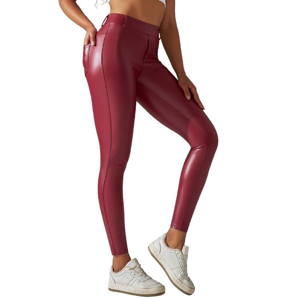 Blusmart Leggings Frauen Skinny Lederhose (Hohe günstig online kaufen