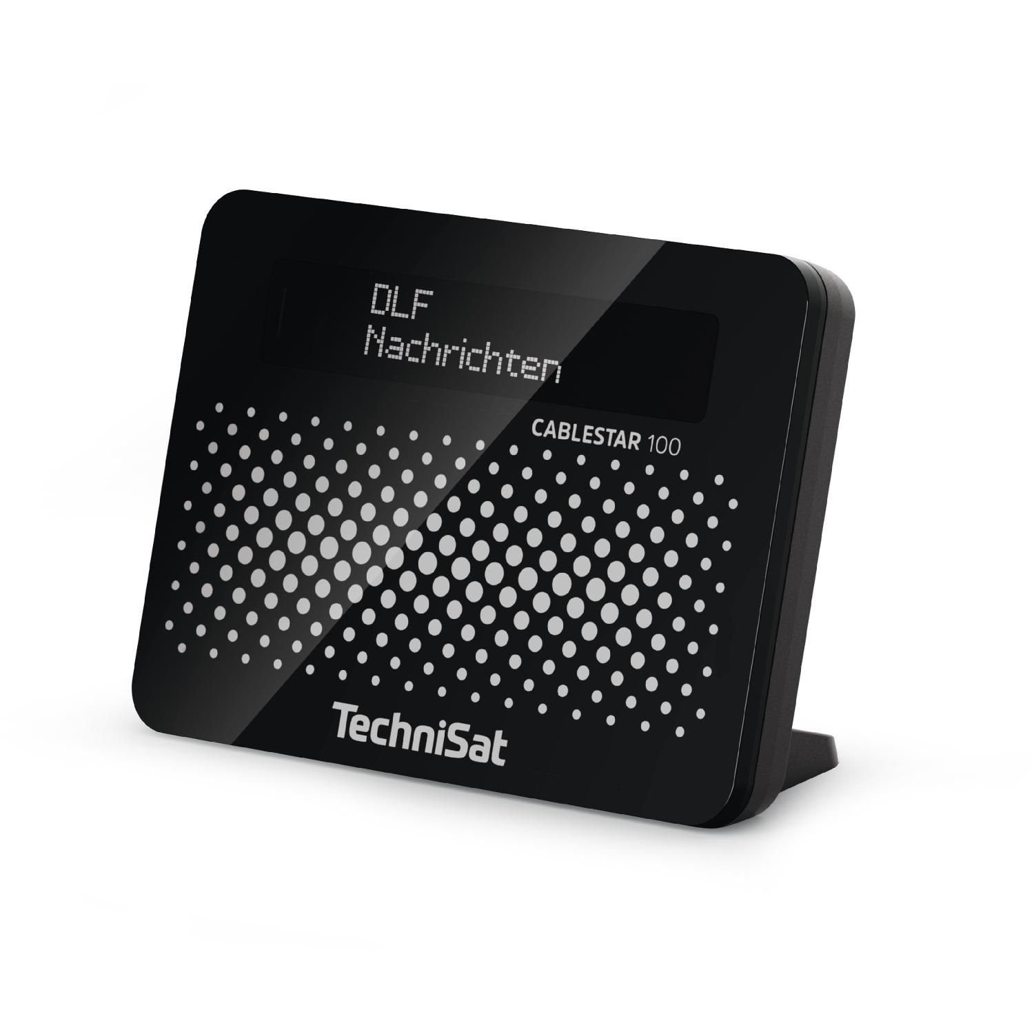 TechniSat CABLESTAR 100 DAB+ Uhrzeitanzeige (DAB) Radio OLED-Display Digitalradio Kabel