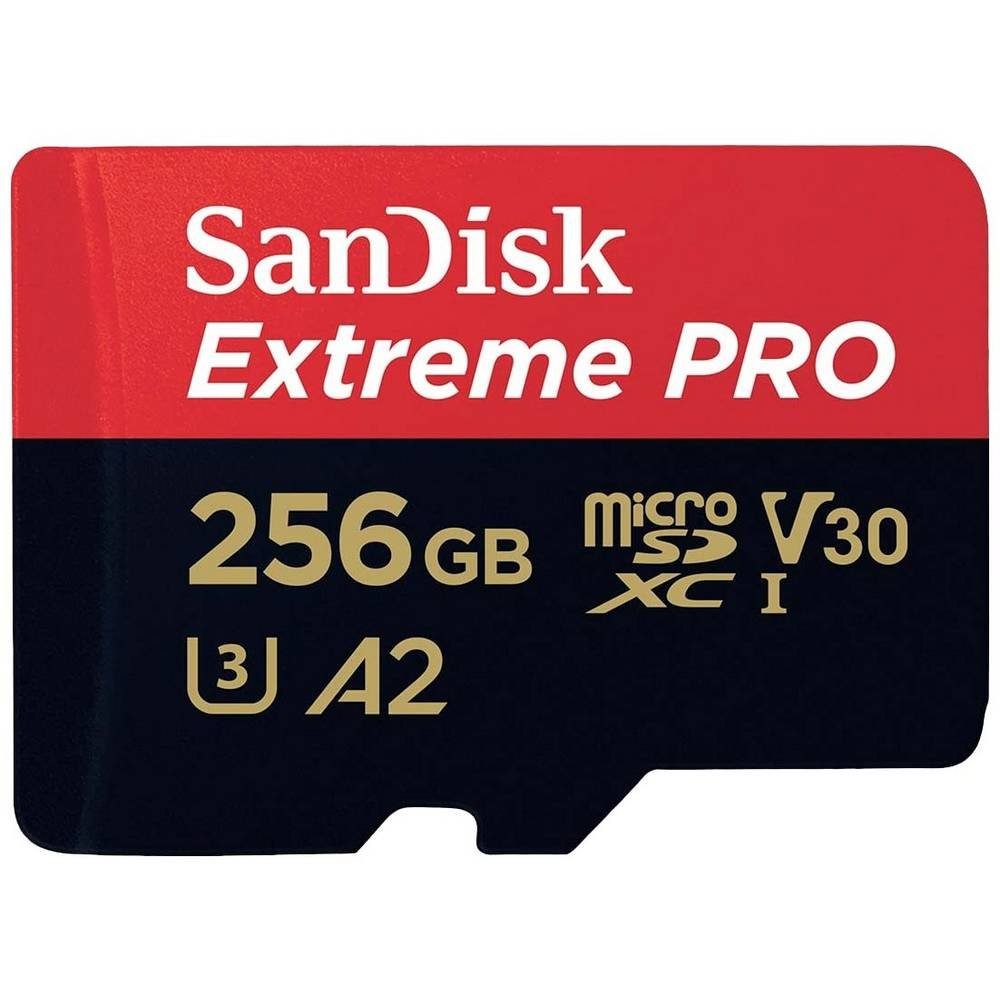 Sandisk 256 GB MicroSDXC UHS-I Klasse 10 SDSQXCD-256G-GN6MA Speicherkarte (stoßsicher, Wasserdicht)