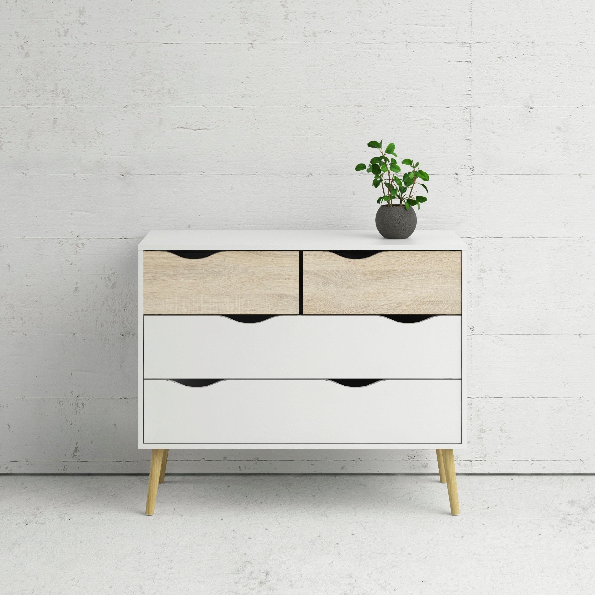 Kommode Oslo, Aufbewahrung, Schubladenschrank, Stauraum