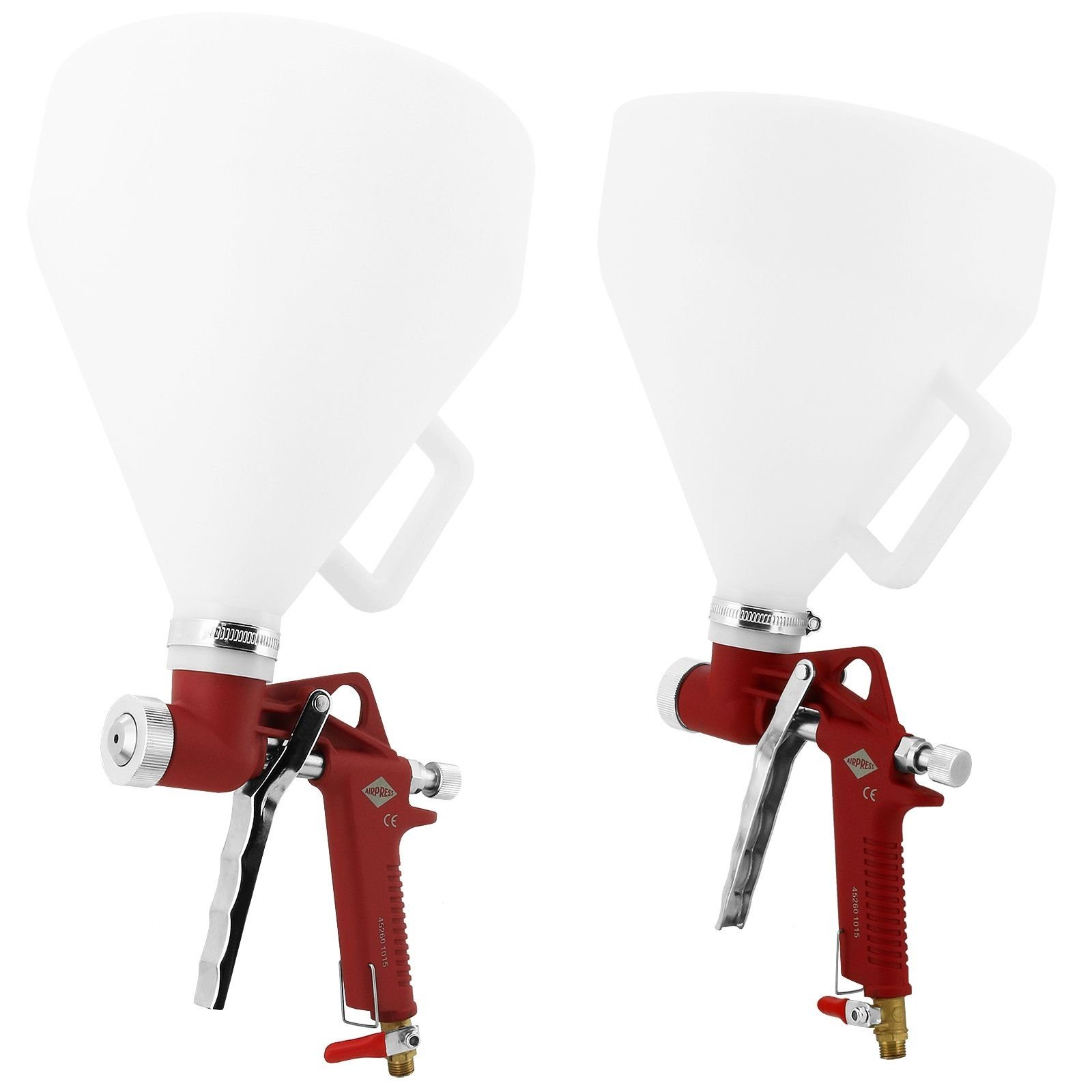 Airpress Druckluft-Schlagschrauber Farbspritzpistole mit Lackierbehälter Typ 45260, (1 Stück)
