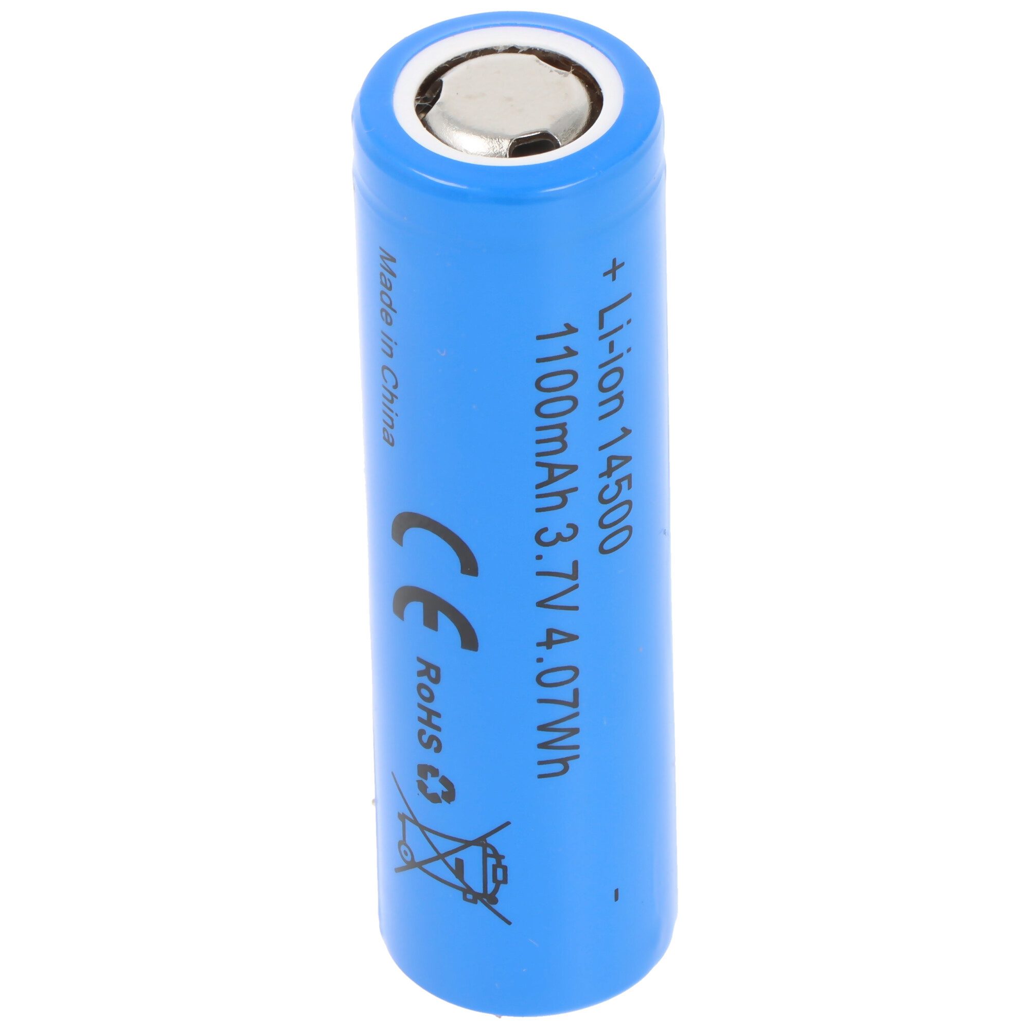 AccuCell Akku kompatibel für Oral-B Akku Li-Ion UR14500AC passend für Braun iO Akku 1100 mAh (3,7 V)