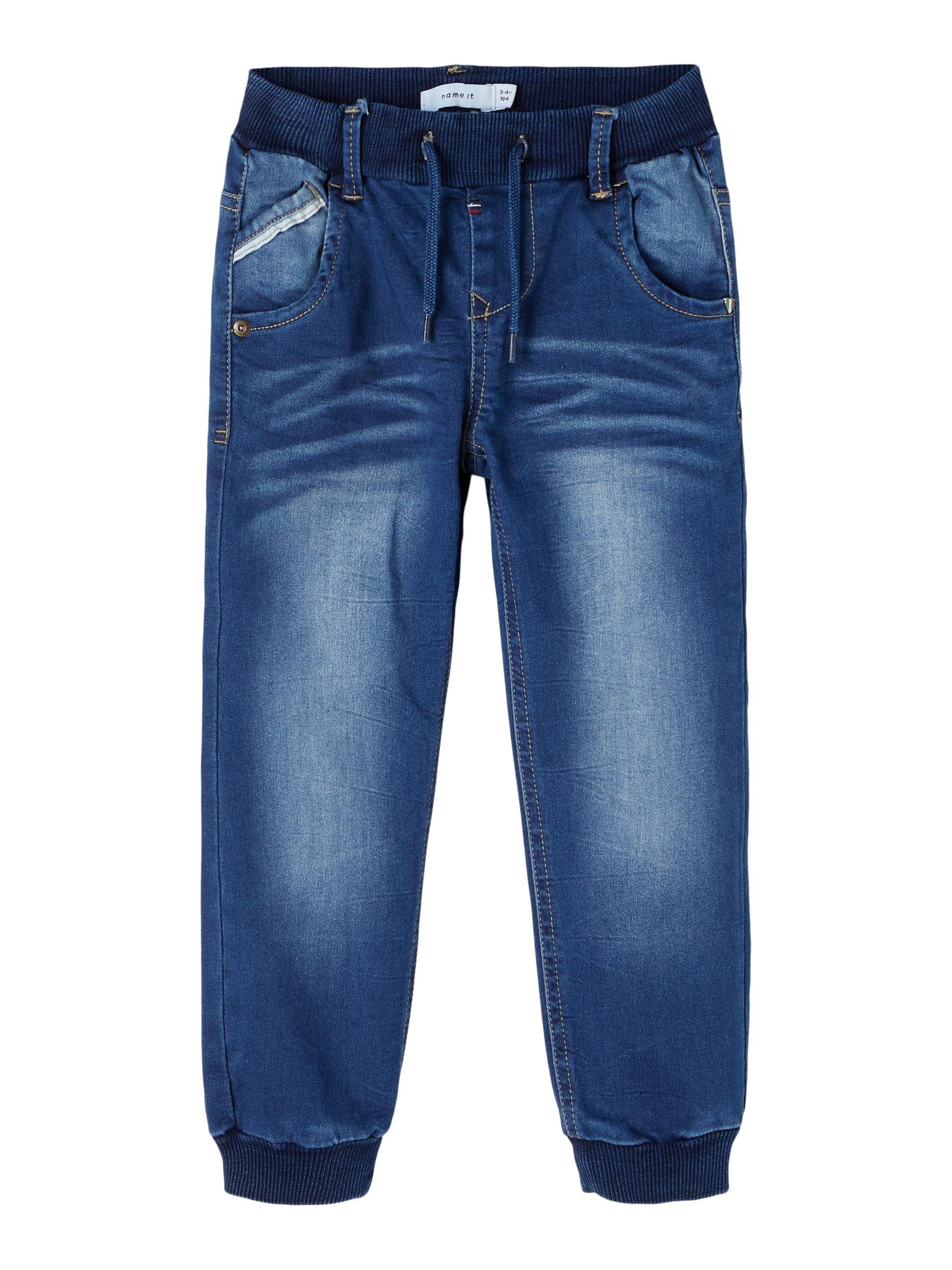 Name It 5-Pocket-Jeans Jungen NMMBOB DNMTOLLY 2160 PANT NOOS Elastikbund mit Tunnelzug