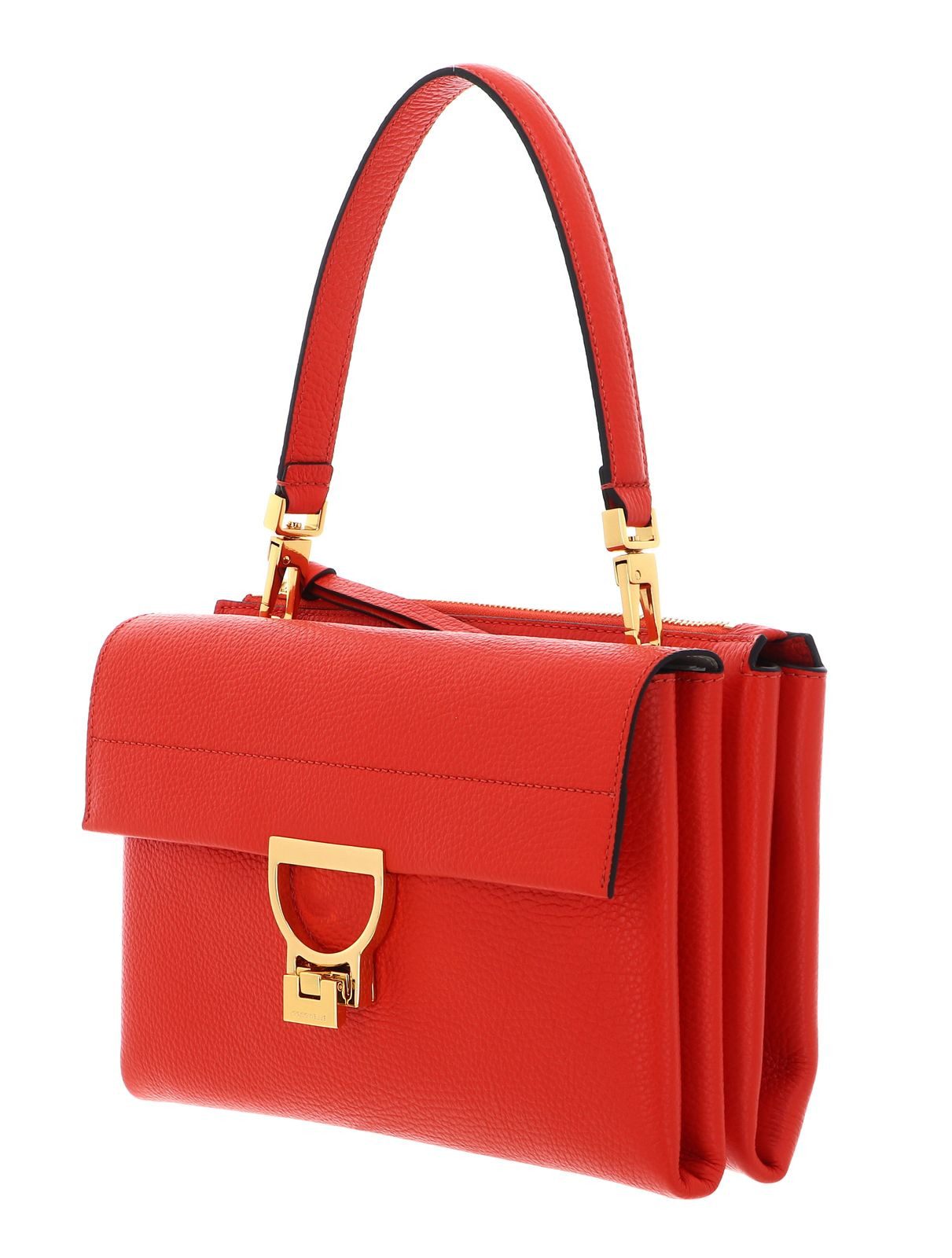 COCCINELLE Schultertasche Shoulder Bag, aus echtem Rindsleder