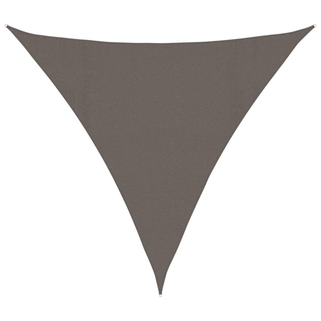 Sonnensegel Sonnensegel 160 g/m² Anthrazit 4x4x4 m HDPE