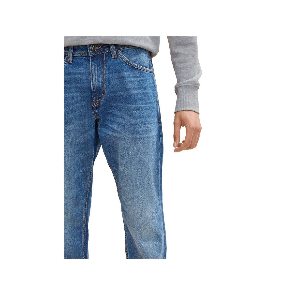 (1-tlg) mittel-grau 5-Pocket-Jeans TOM TAILOR