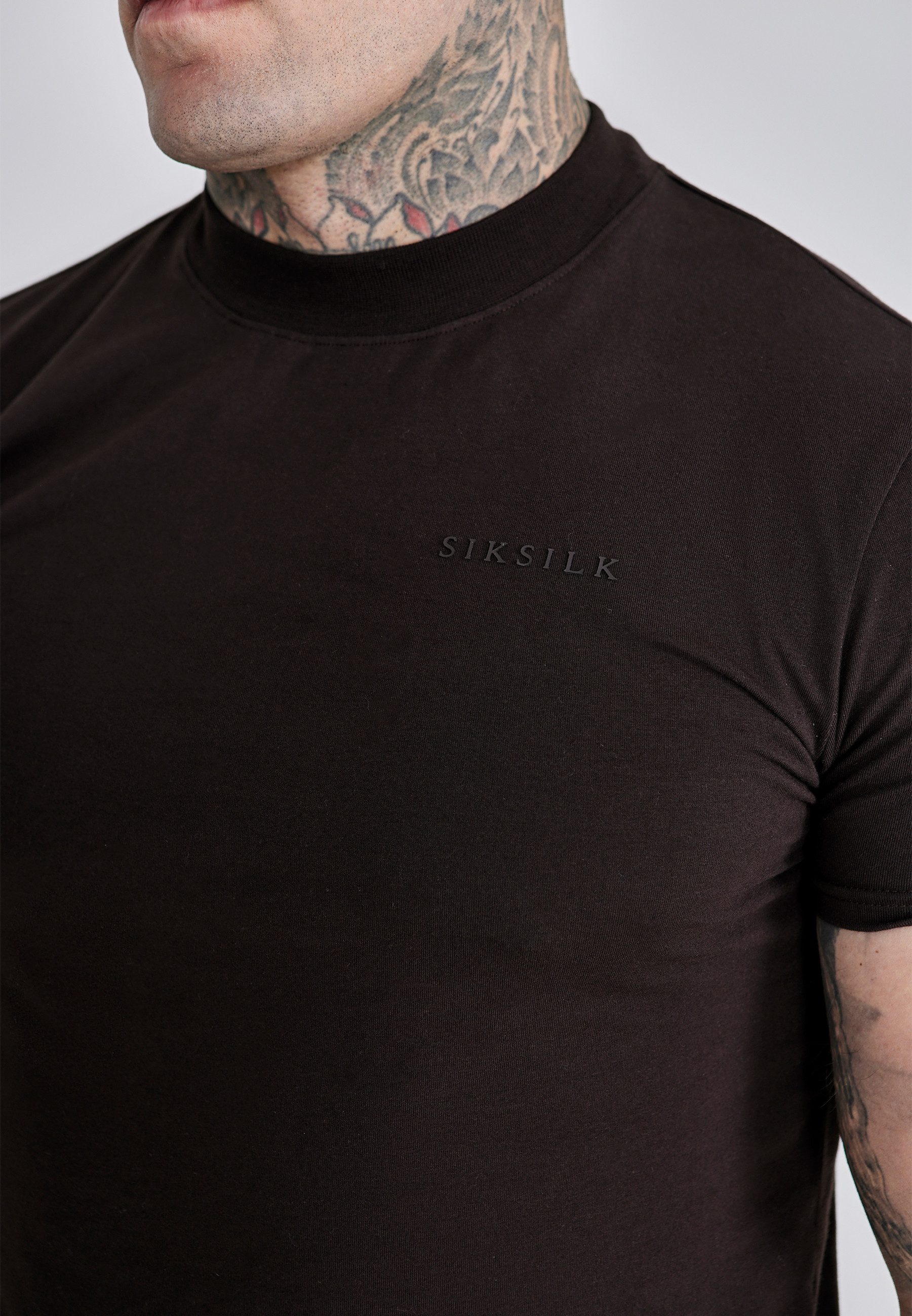 Siksilk T-Shirt SikSilk Herren Muscle Fit T-Shirt günstig online kaufen