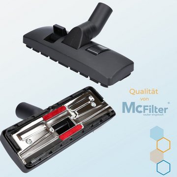 McFilter Kombidüse passend für Siemens VSQ5X1230 Q5.0 Extreme Silence Power Staubsauger, (1-tlg), Rohraußendurchmesser 32/35mm, Adapter, Dreh-Kippgelenk, umschaltbar