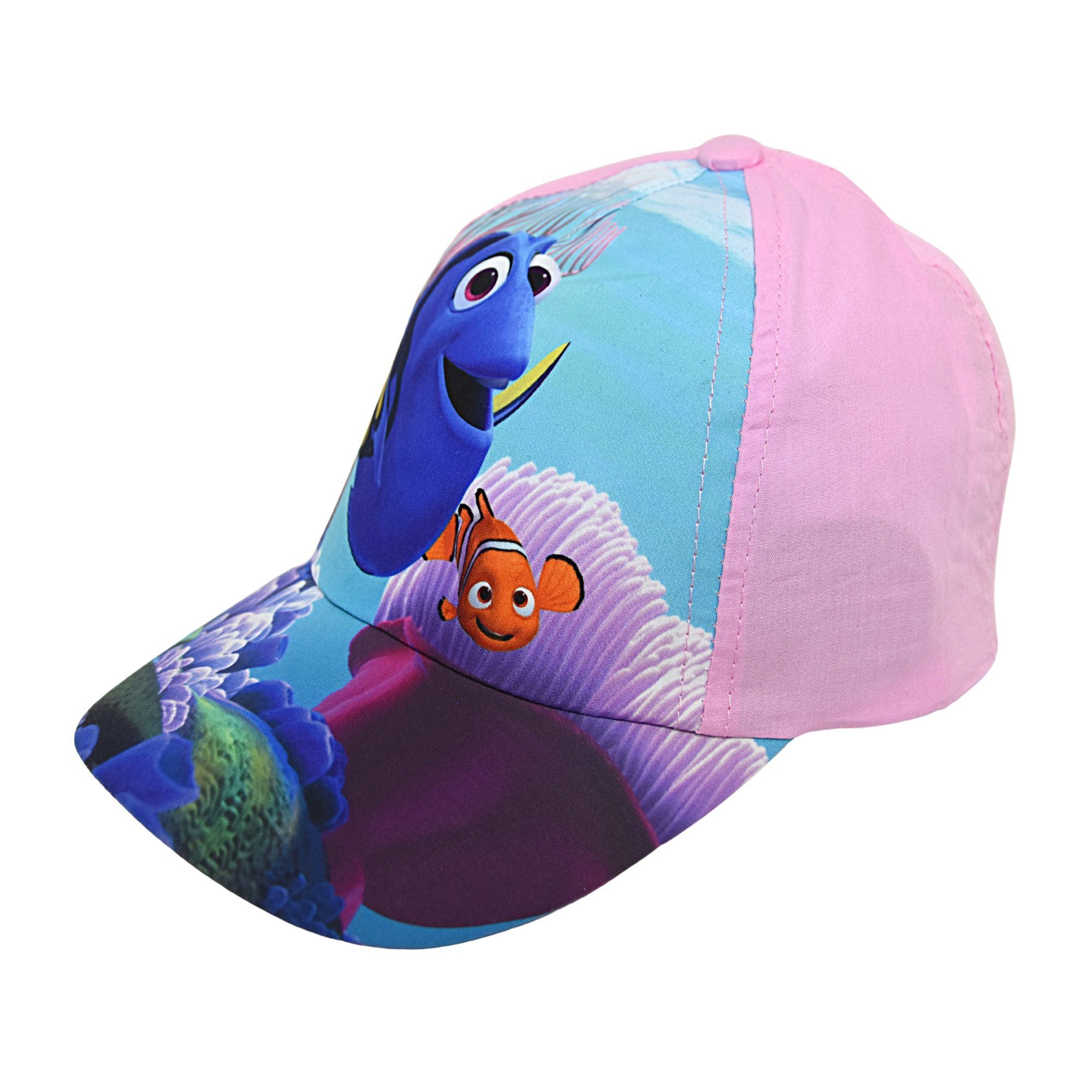 Disney Sommerkappe UV Nemo Cap Baseball Rosa Größe & 52-54 Schutz mit cm 30+ Dory