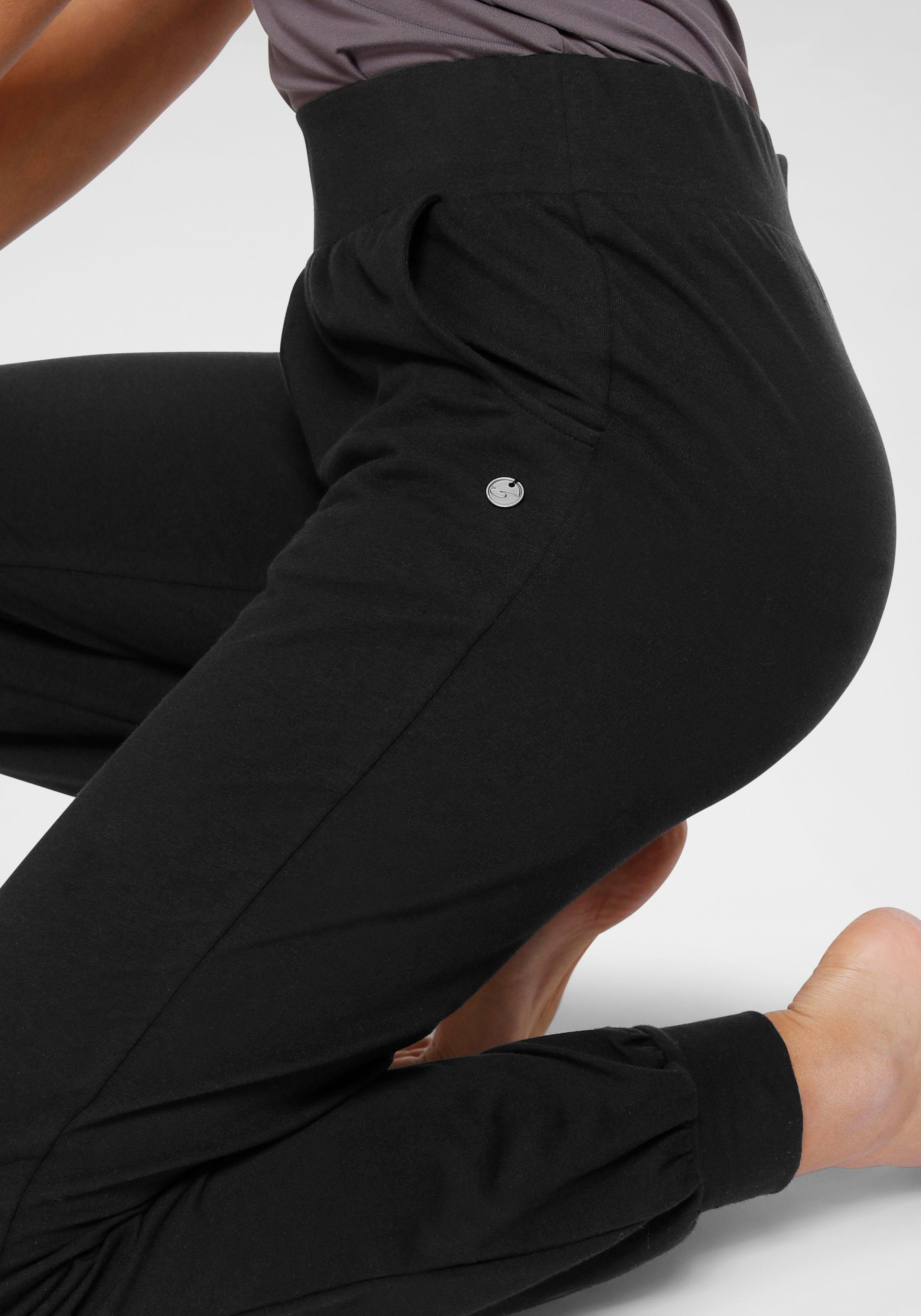 Sportswear Fit Ocean schwarz & - - Relax Loose Yoga Yogahose Soulwear Pants
