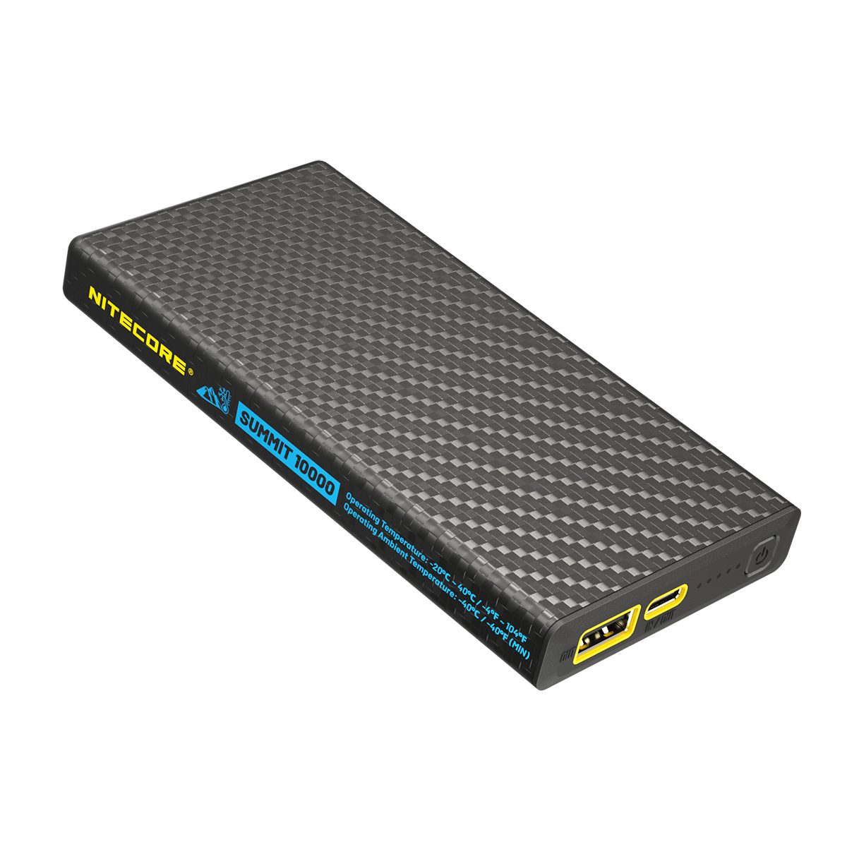 Nitecore Nitecore Powerbank SUMMIT10000, 10.000mAh Kapazität, kältebeständig, Akku 10000 mAh