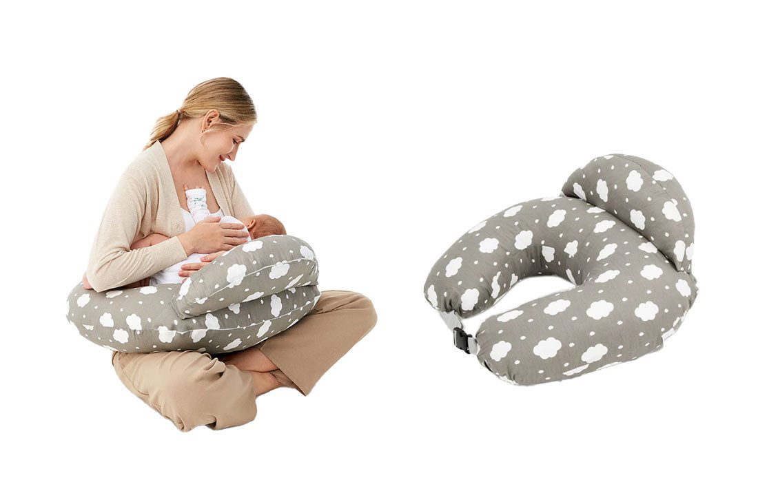Momcozy Stillkissen Stillkissen mit verstellbaren Hüftgurt, 1-tlg.