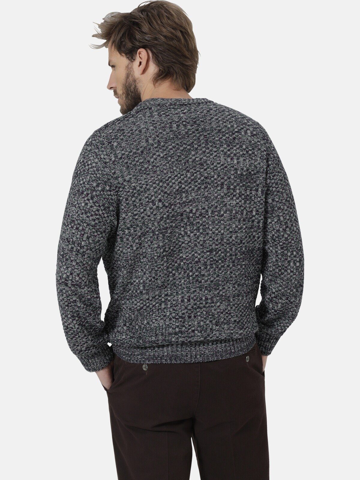 Babista Strickpullover VALVENTO aus dreifarbigen Strickgarn günstig online kaufen