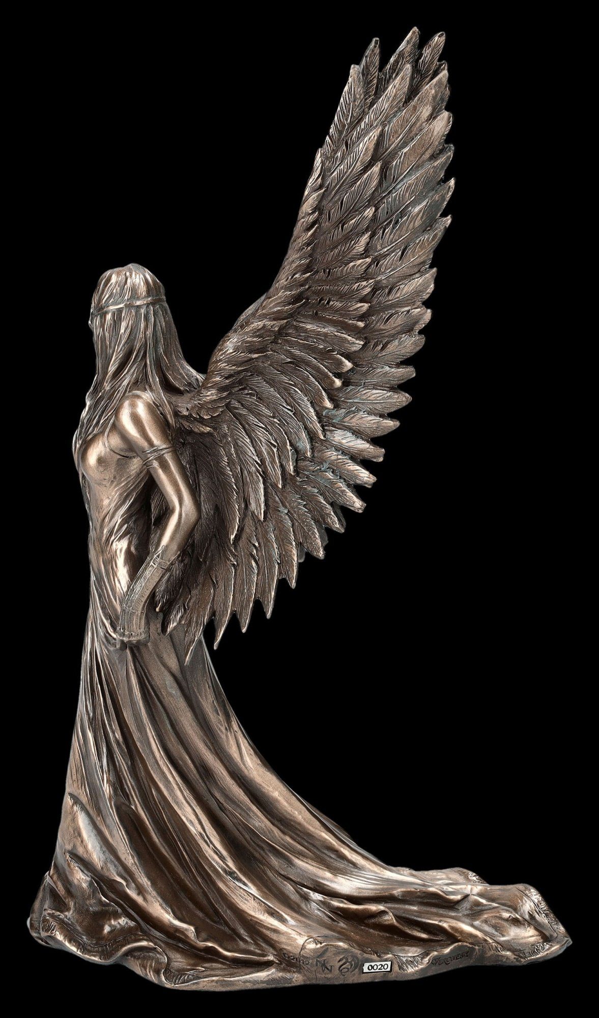 Figuren Shop GmbH Dekofigur Engel Figur - Spirit Guide bronziert klein - Fantasy Anne Stokes