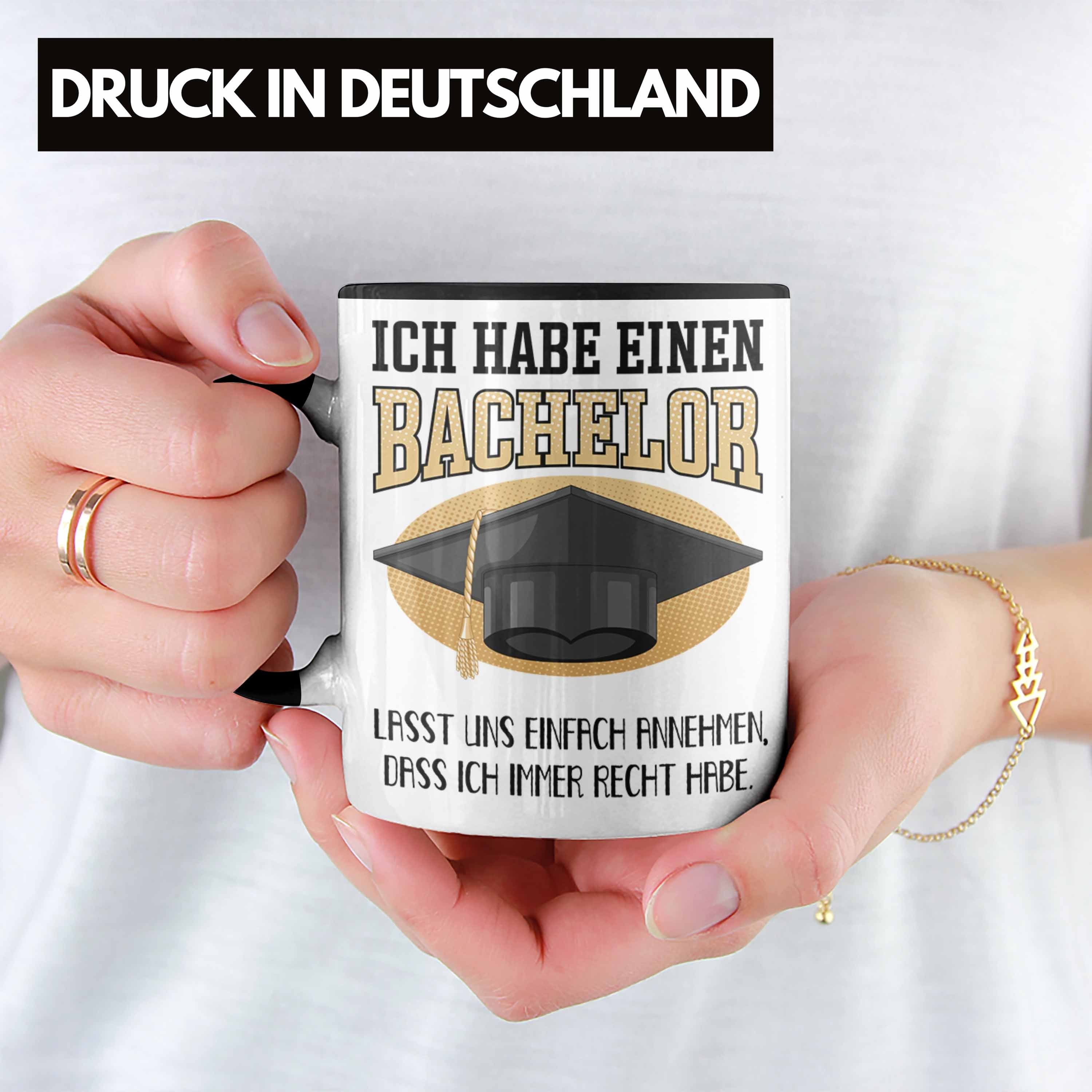Trendation Tasse Trendation - Bachelor Abschluss Geschenk Tasse Prüfung Bestanden Uni G – Bild 2 von 5