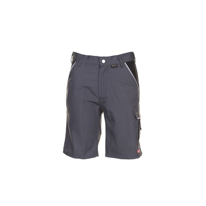 Planam Shorts Shorts Canvas 320 grau/schwarz Größe L (1-tlg)