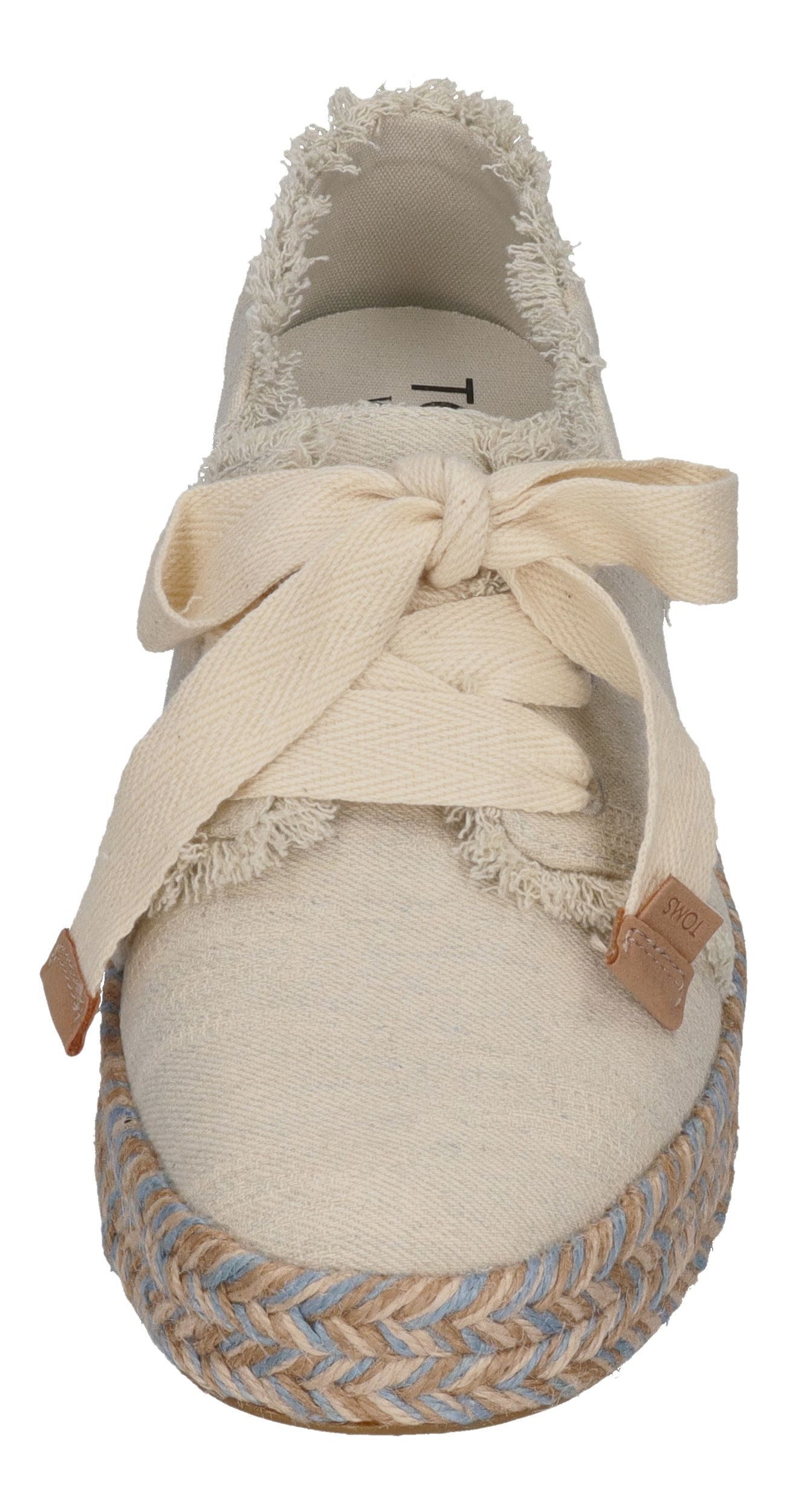 TOMS CAROLINA LACE UP Espadrille White Onyx