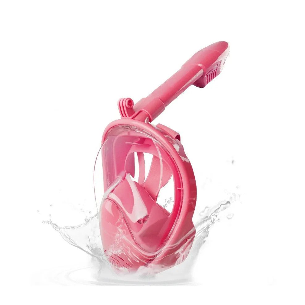 Athlix Taucherbrille Schnorchelmaske Anti-Leak Vollgesichts Unterwasser Maske, Kein Beschlagen, 180 Grad Weitwinkel Sicht, GoPro Halterung