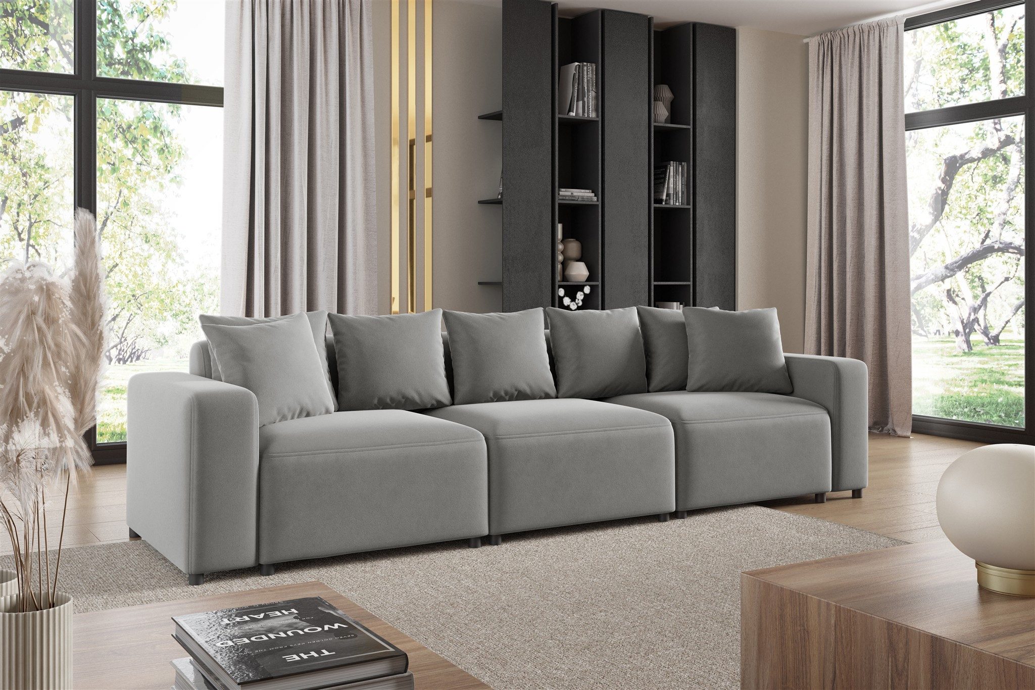 Fun Möbel 3-Sitzer Sofa Designersofa MEGAN günstig online kaufen