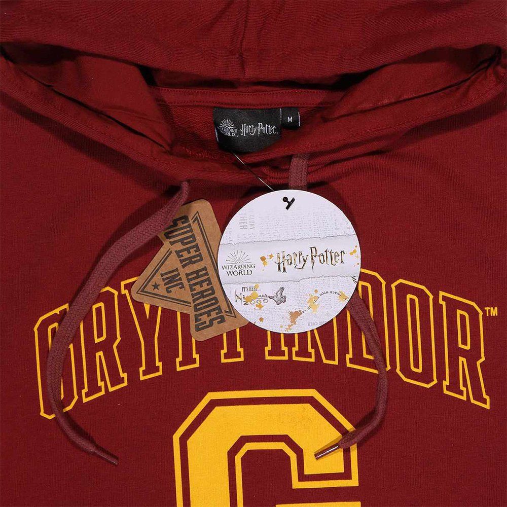 Inc Hoodie Cropped - Style College Potter Heroes Kapuzenpullover Harry Gryffindor