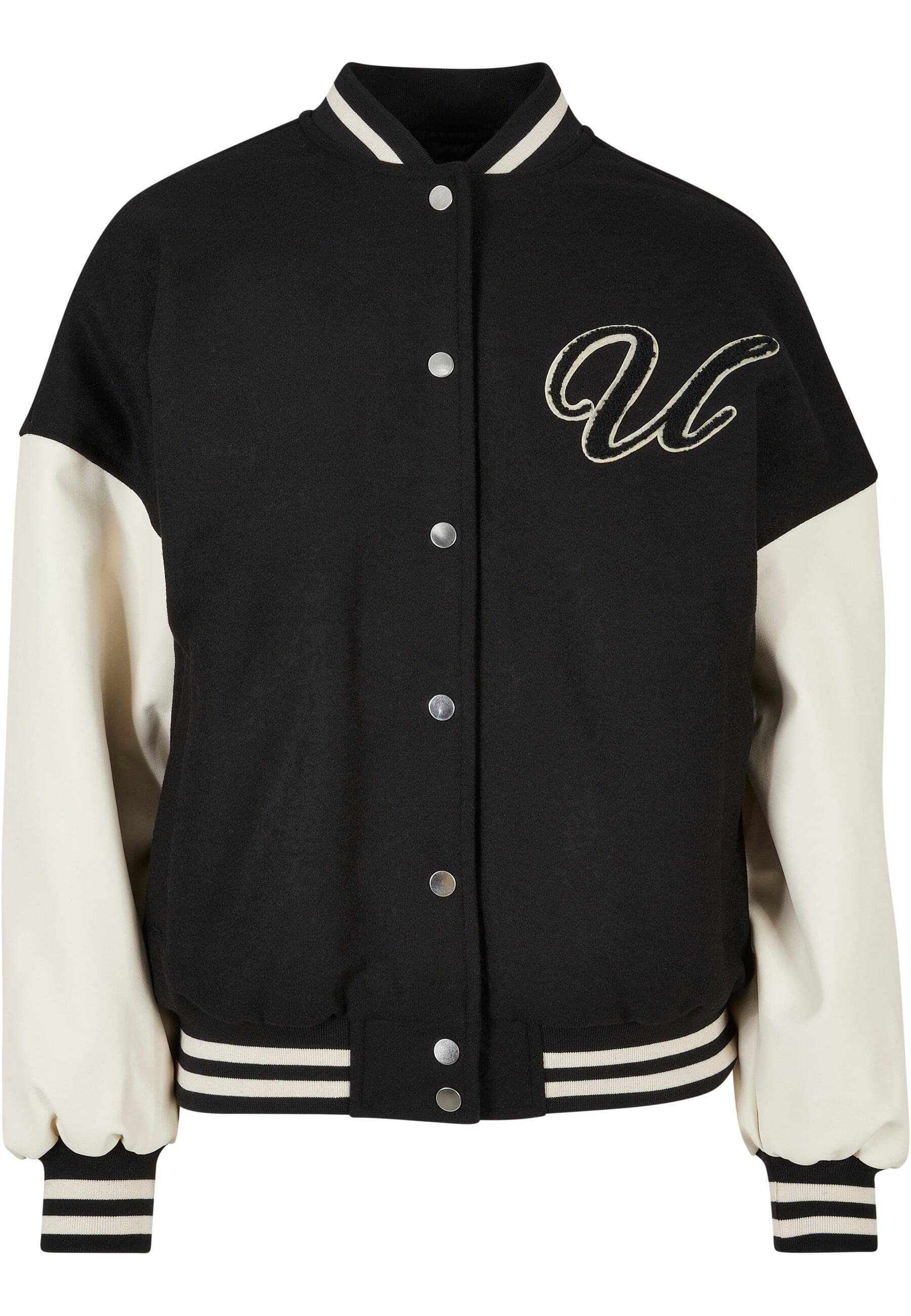 URBAN CLASSICS Collegejacke Urban Classics Damen Ladies Oversized Big U College Jacket (1-St)
