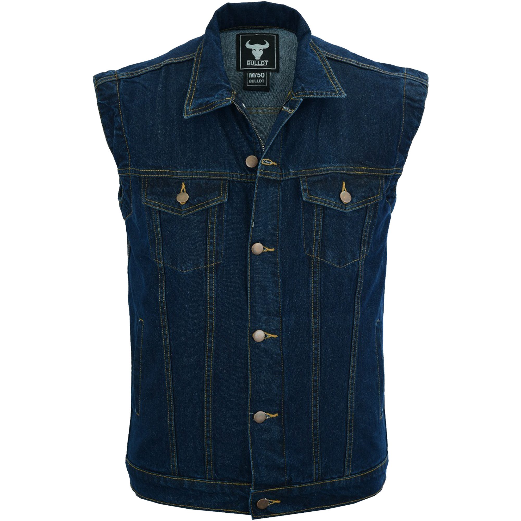 BULLDT Motorradweste BLD698 Jeansweste Biker Kutte Denimweste Bikerweste Mo günstig online kaufen