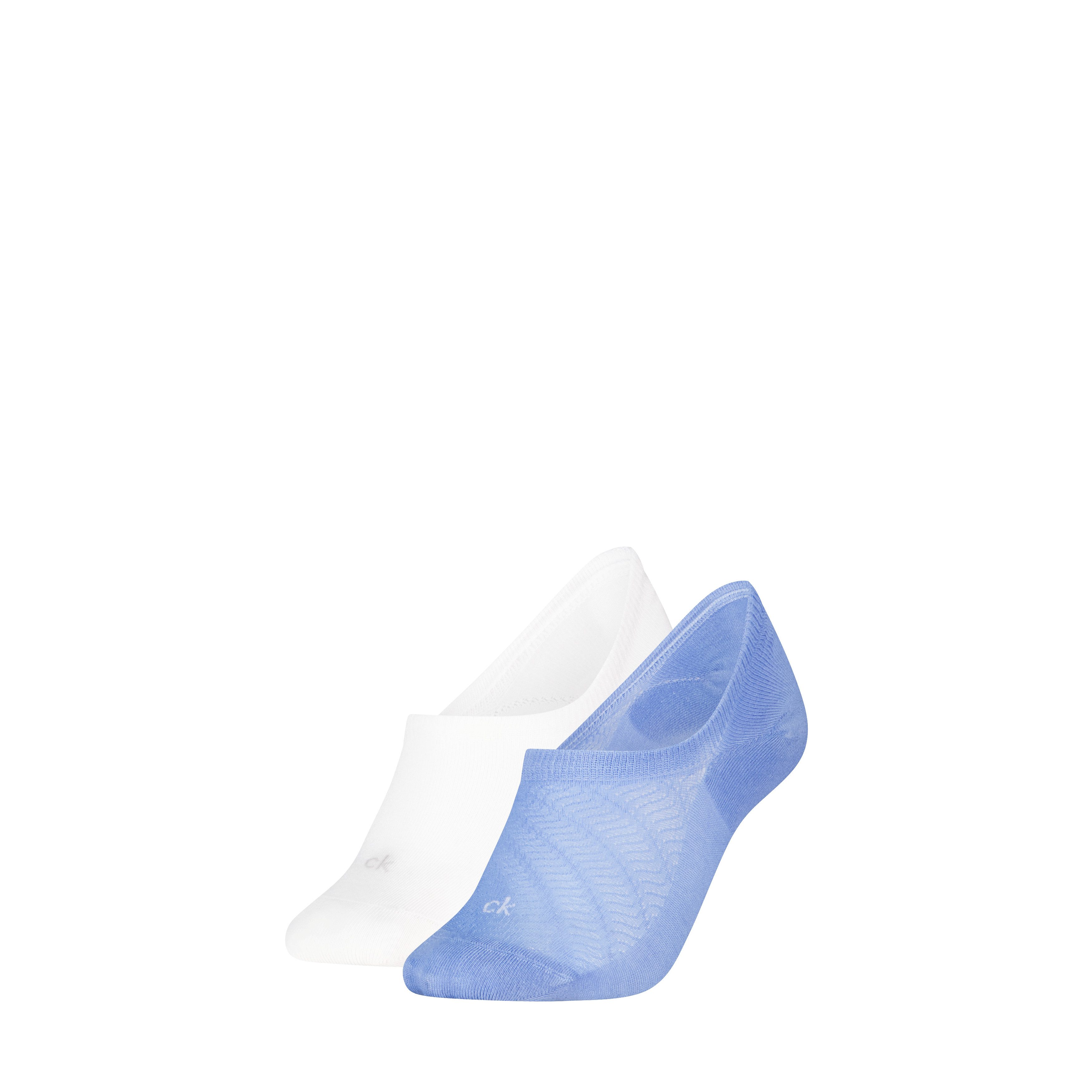 Calvin Klein Füßlinge CK WOMEN FOOTIE HC STRUCTURE (2 Paar) weich, elastisch
