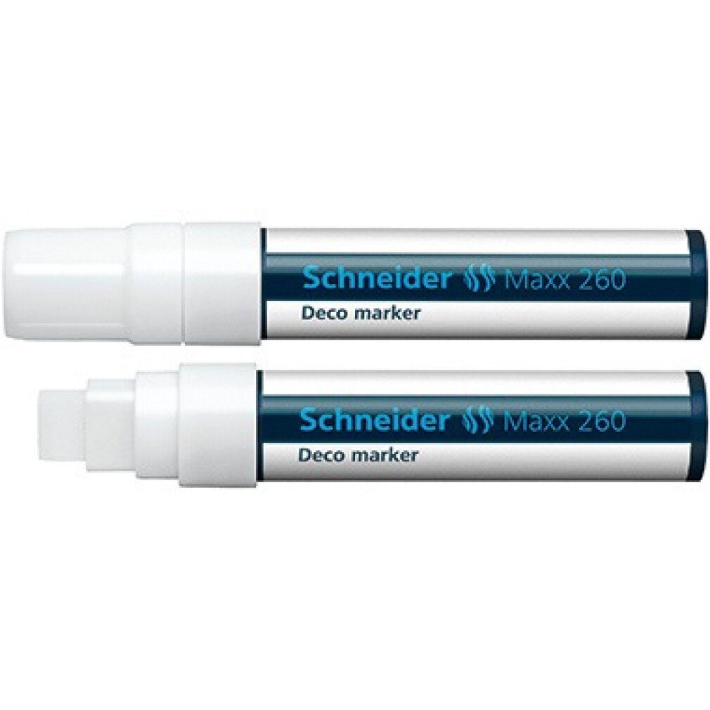 Schneider Permanentmarker Маркеры Deco-Marker 260 Weiss Flüssig-Kreide