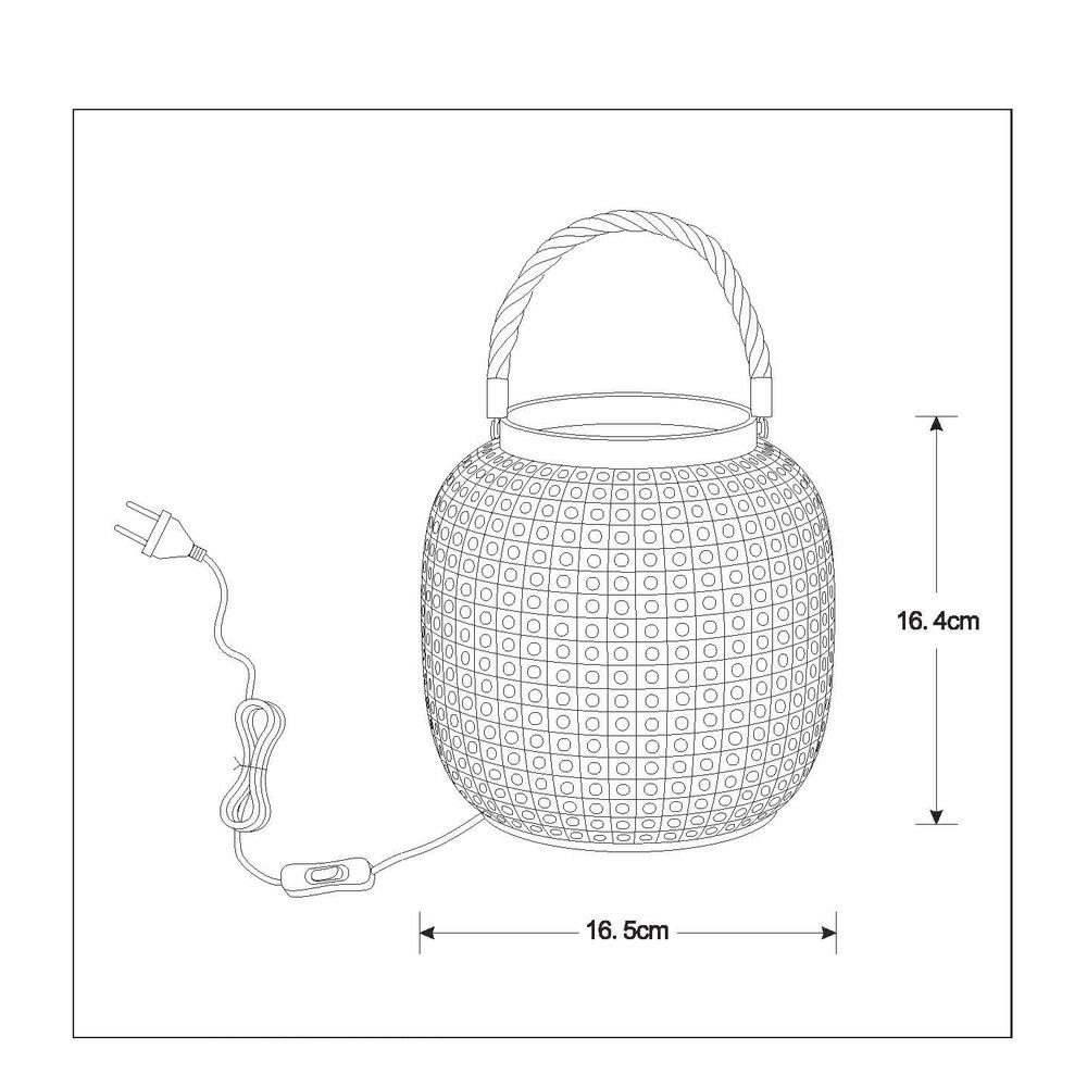 Tischlampe Tischleuchte, E14, enthalten: Tischleuchte Nachttischlampe, Safiya Weiß warmweiss, Tischleuchte Angabe, click-licht Leuchtmittel Nein, keine in