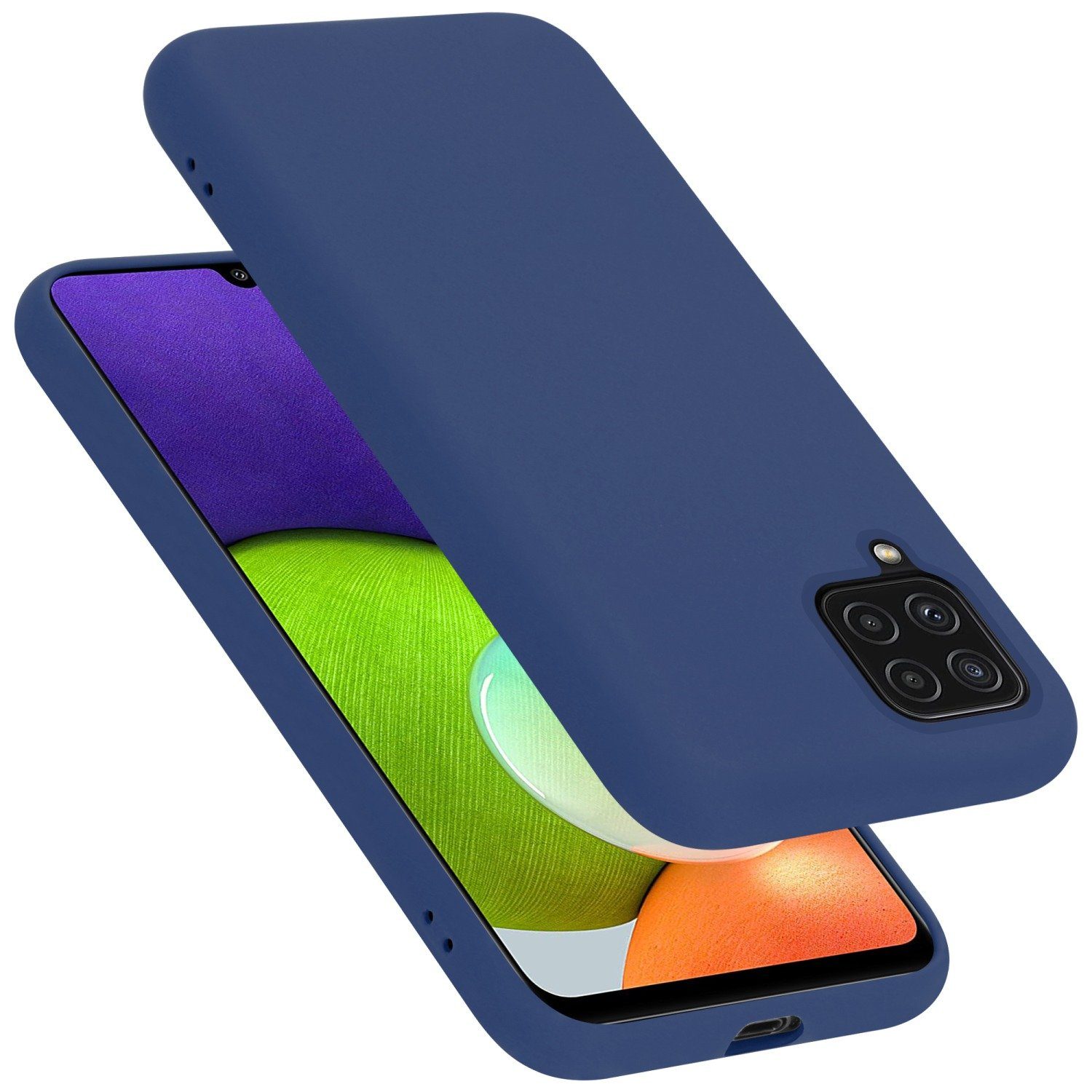 Cadorabo Handyhülle für Samsung Galaxy A12 / M12 Hülle Samsung Galaxy A12 / M12, Flexible Hülle TPU Silikon Schutzhülle Back Cover Case