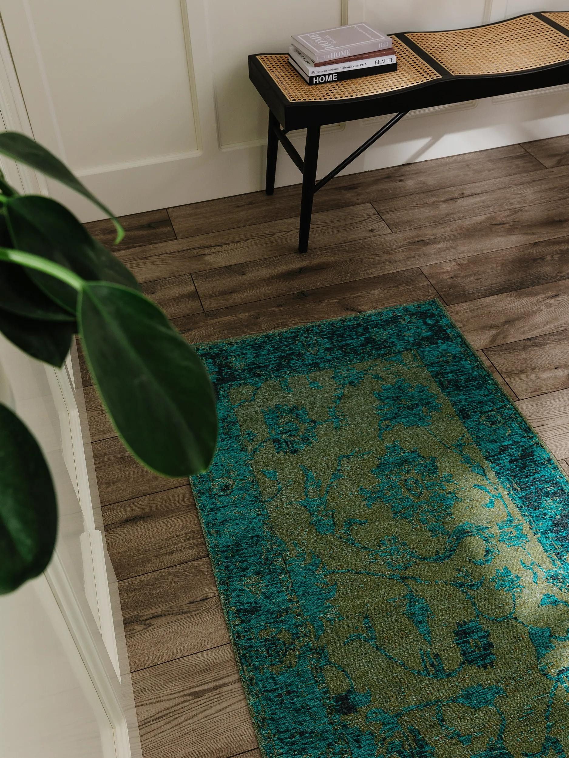 benuta Läufer Frencie, rechteckig, Höhe: 5 mm, Teppich Wohnzimmer, Schlafzimmer, Esszimmer, Flur, Kunstfaser, Cozy