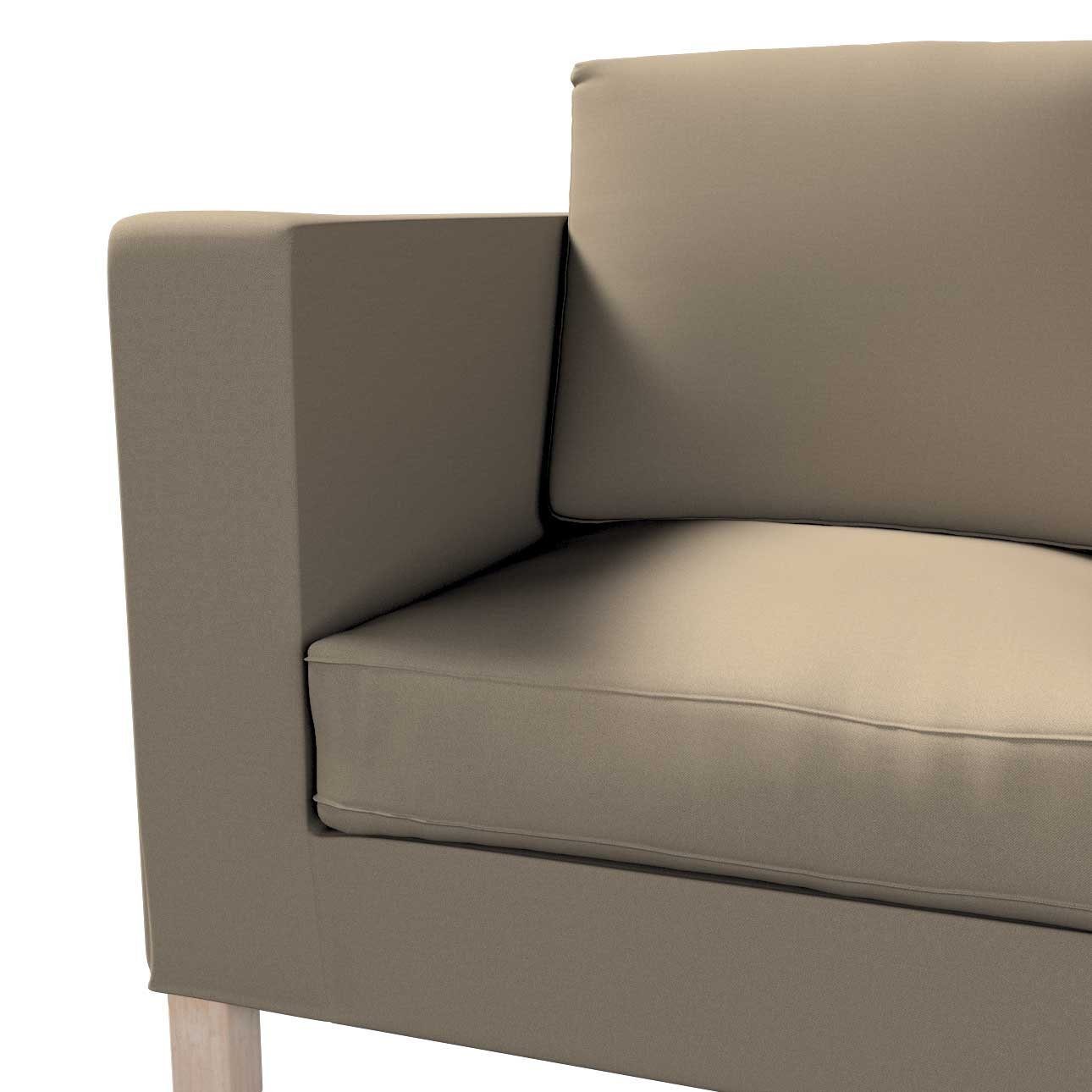 Sofa nicht kurz, ausklappbar Sofahusse 2-Sitzer Dekoria Karlanda mokka Living II,