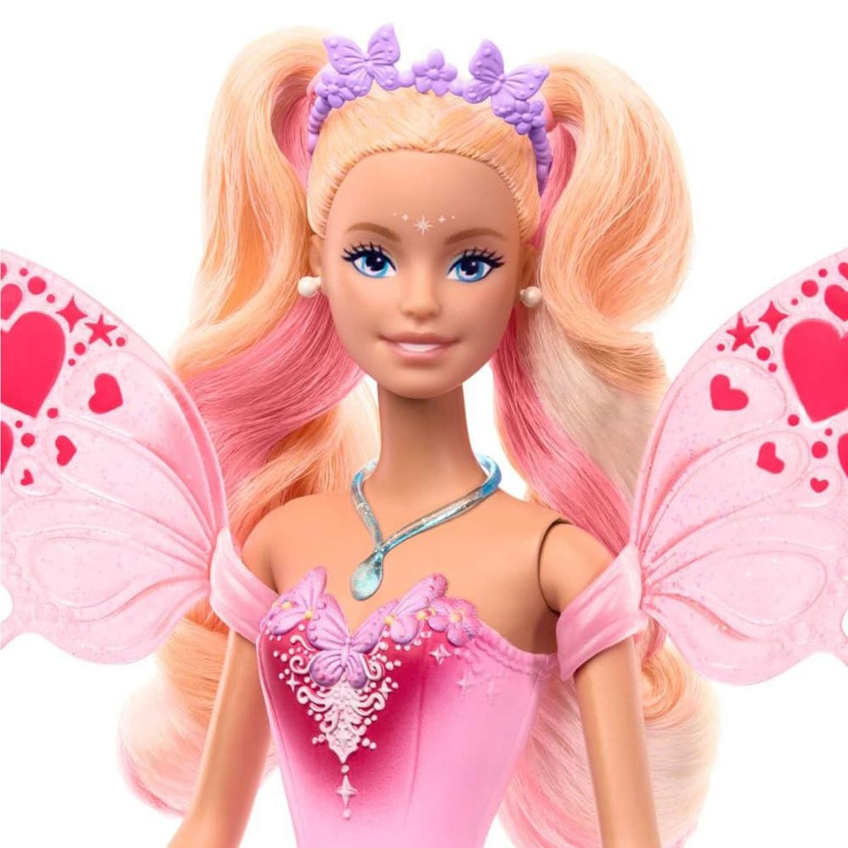 Mattel® Stehpuppe Mattel JCP76 - Barbie - Fee mit Farbwechseleffekt bei Flügeln und Out – Bild 4 von 5