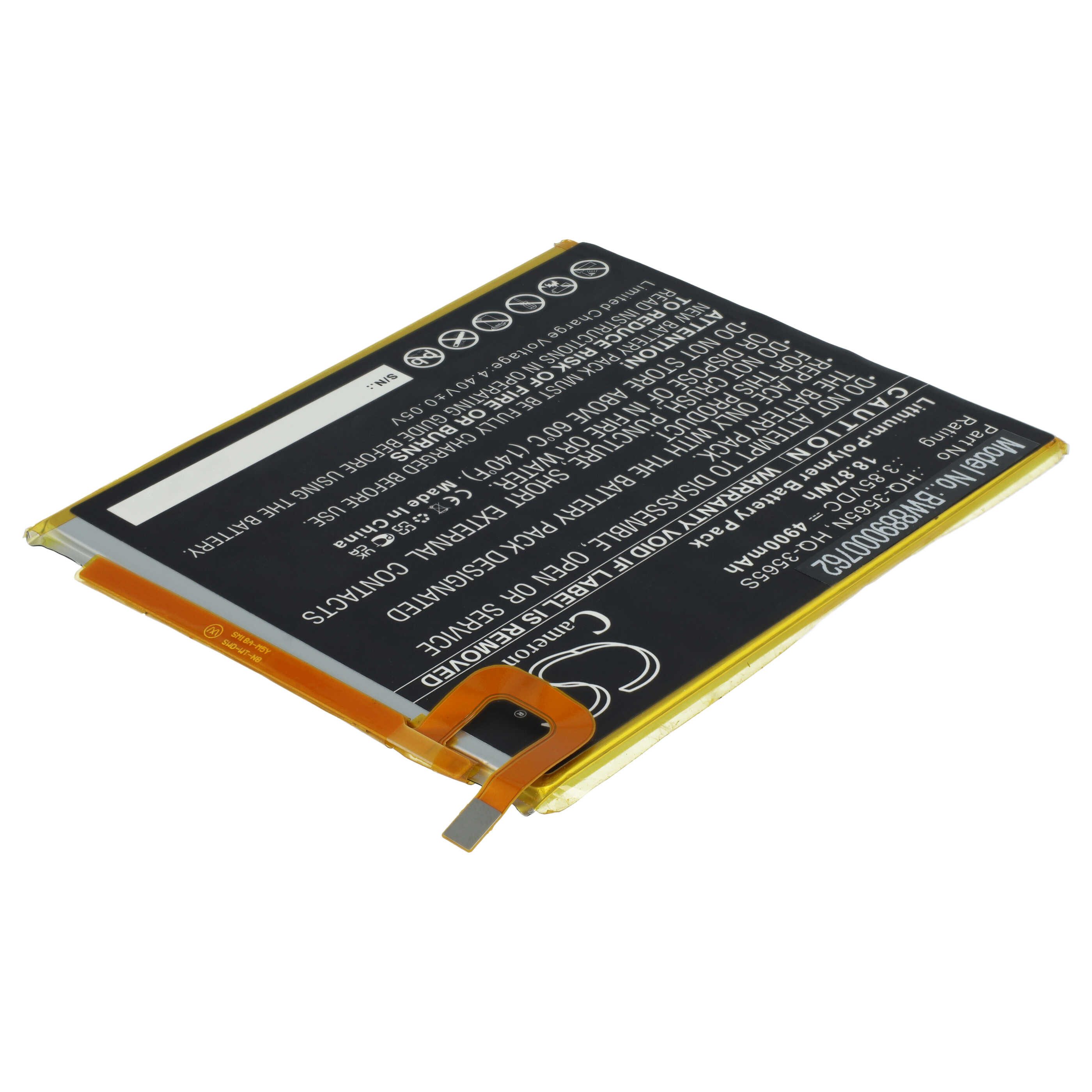 vhbw Akku passend für Samsung Galaxy Tab A7 Lite SM-T225N, 8.7 2021, Tablet-Akku Akku Li-Polymer 4900 mAh (3,85 V, 1 St), Leistungsfähiger Austausch-Akku für Ihren Tablet-Computer