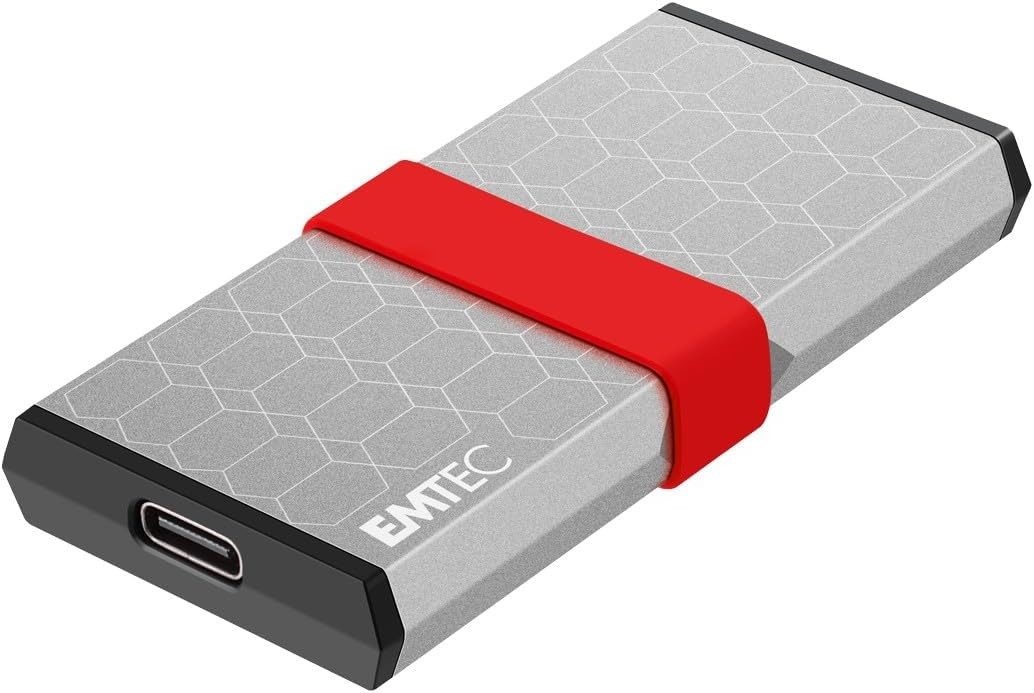 EMTEC X205 Mini 1 TB SSD-Festplatte, Externe SSD mit hoher Geschwindigkeit und großer Kapazität