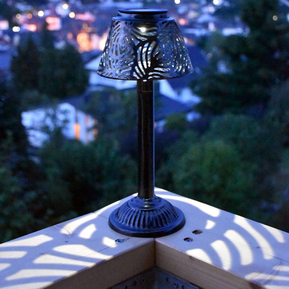 Tisch LED fest Garten Leuchte LED LED-Leuchtmittel Weg Solarleuchte, Solar Globo Lampe Steck Terrassen verbaut,