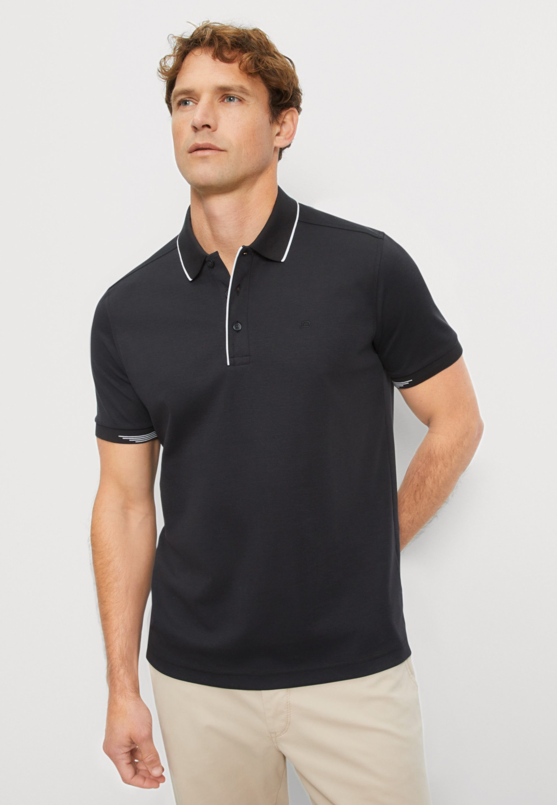 OLYMP Poloshirt OLYMP Casual Wirk, Polo
