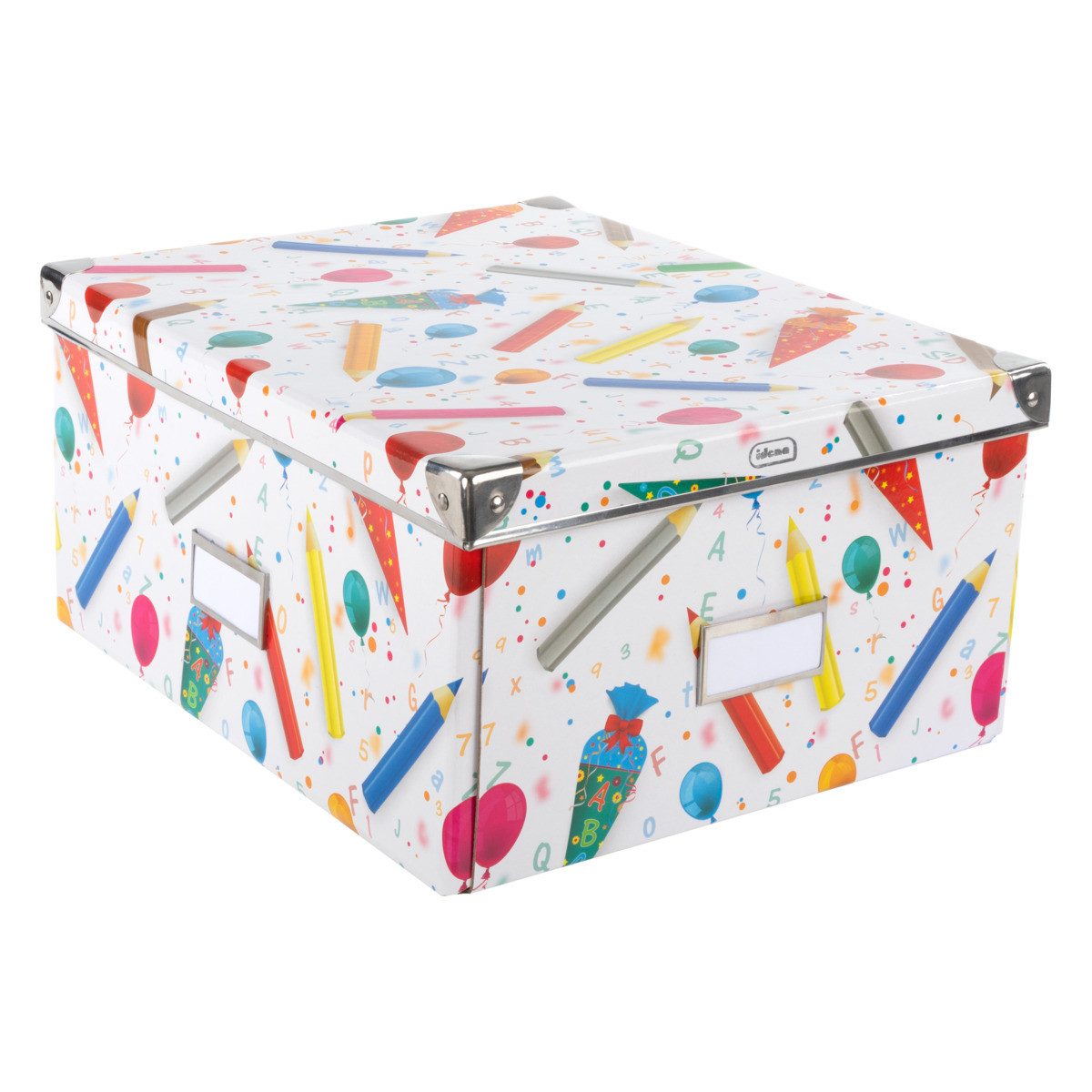 Idena Aufbewahrungsbox Idena Aufbewahrungsbox Schule faltbar 35x28x27cm