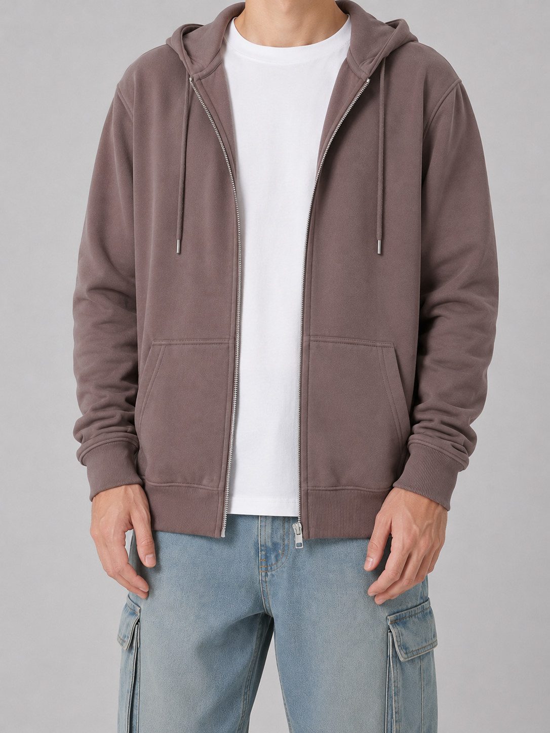 S&S Kapuzensweatjacke Herren Kapuzenjacke Zip-Hoodie (Packung, 1-tlg., Kapuzensweatjacke) Sweatshirt Kapuze mit Reißverschluss