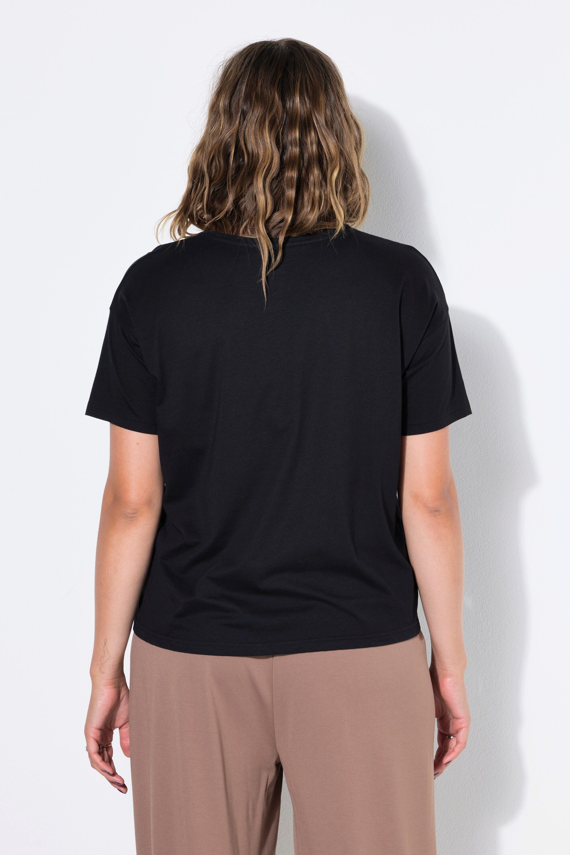 Studio Untold T-Shirt T-Shirt Spiegel-Dekore Halbarm – Bild 3 von 4