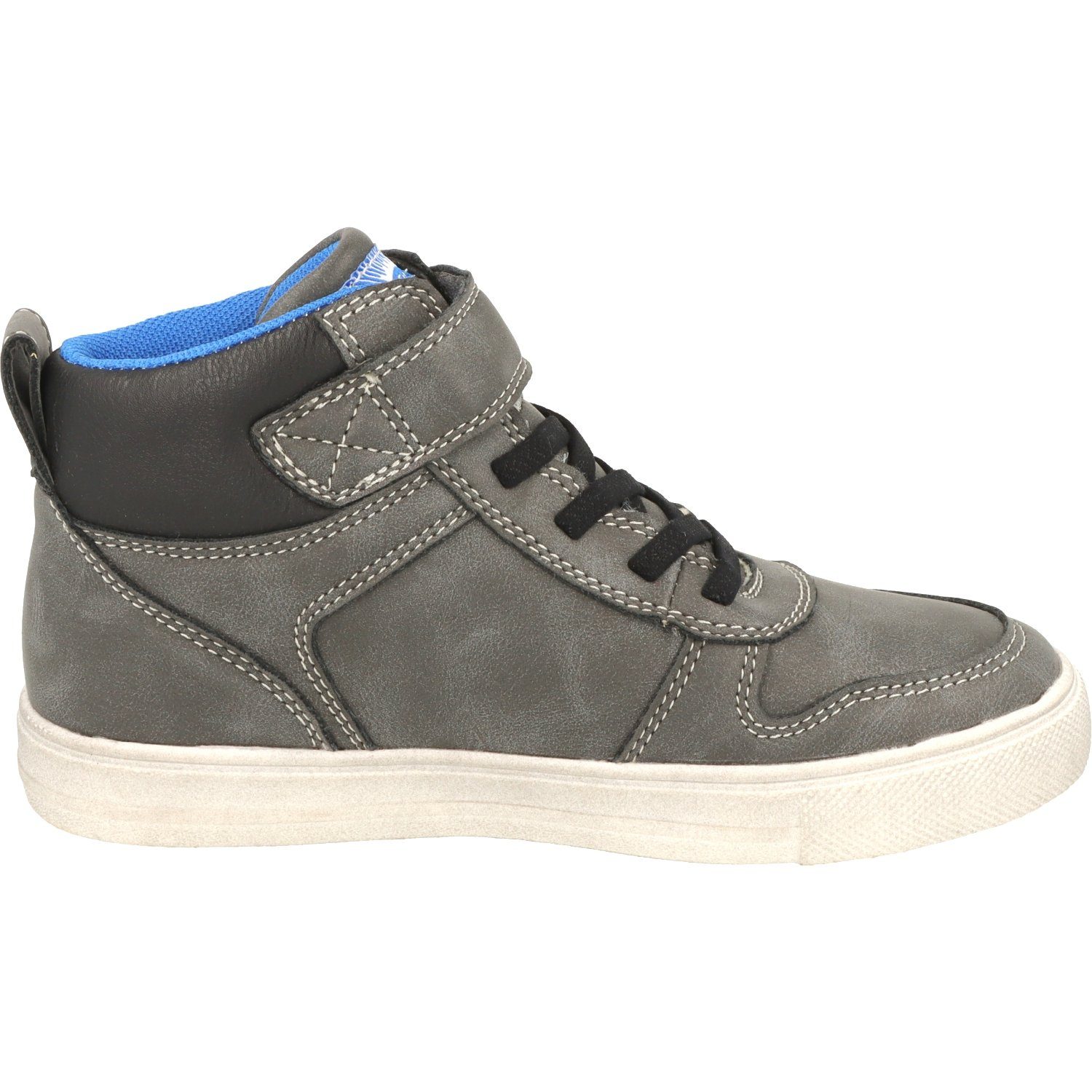 Indigo Wasserabweisend Sneaker Jungen 451-074 Dk.Grey Schuhe Schnürschuhe Hi-Top