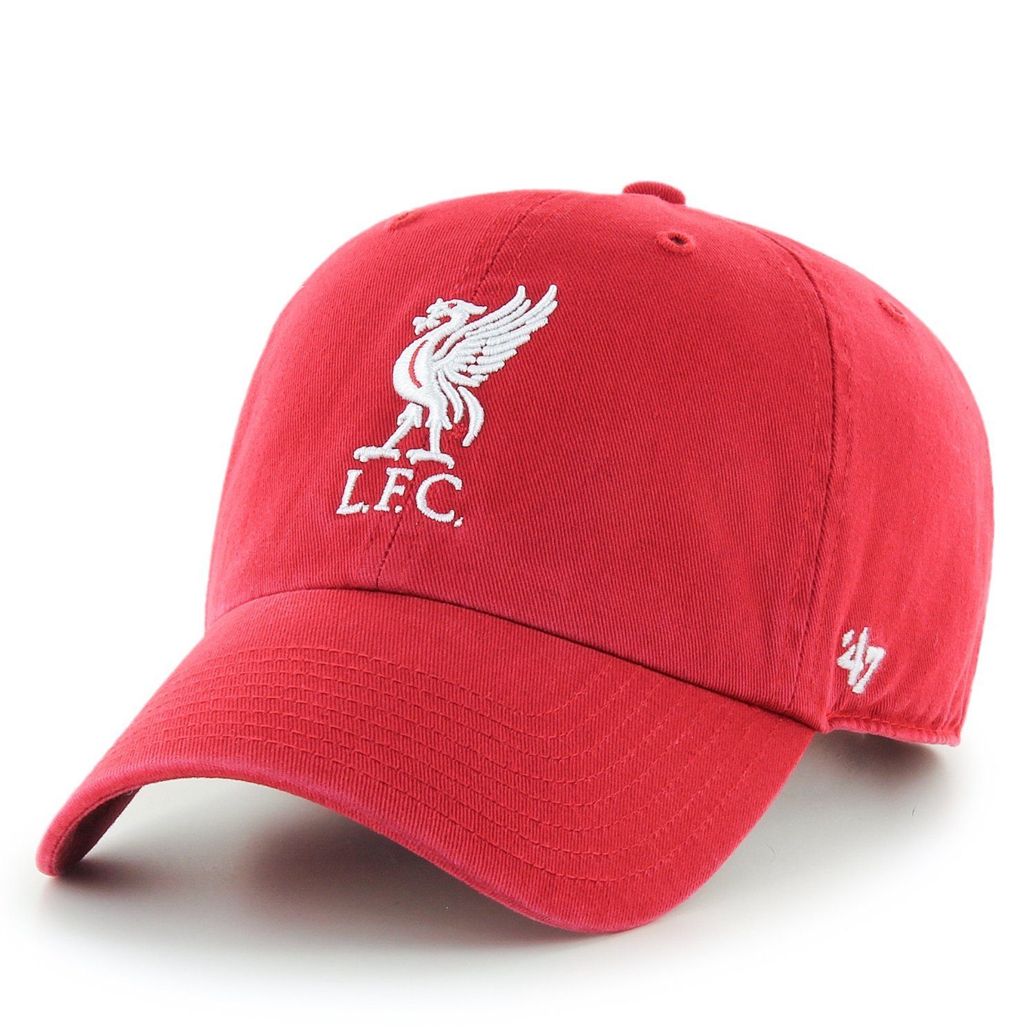 x27;47 Brand Trucker Cap Liverpool ARCHED UP FC CLEAN RelaxedFit